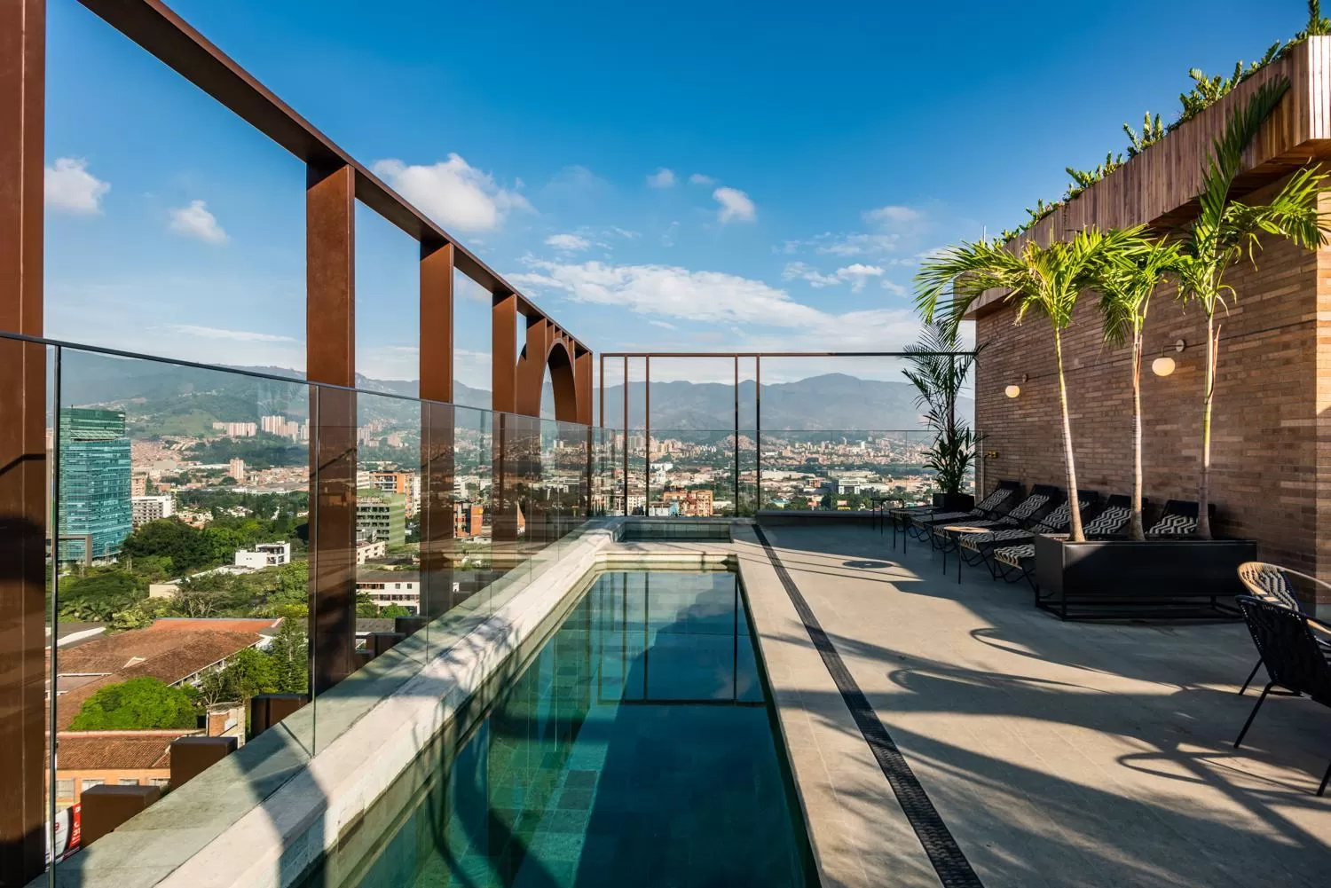 Swimming pool in Hotel Marquee Medellín
