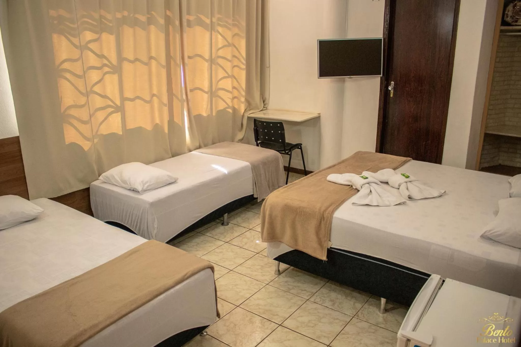 Bed in Bento palace hotel