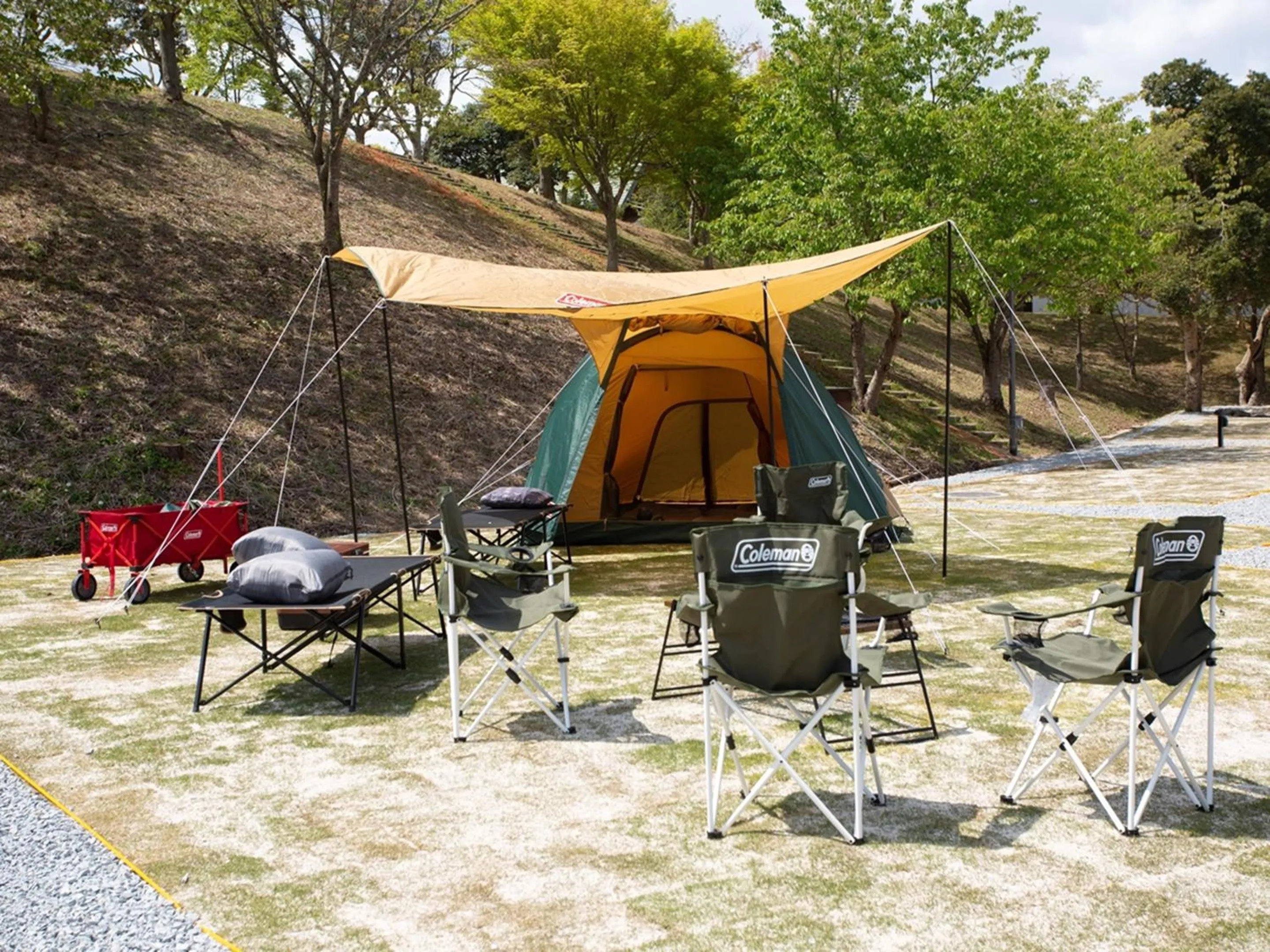 Area and facilities in Matsue Forest Park