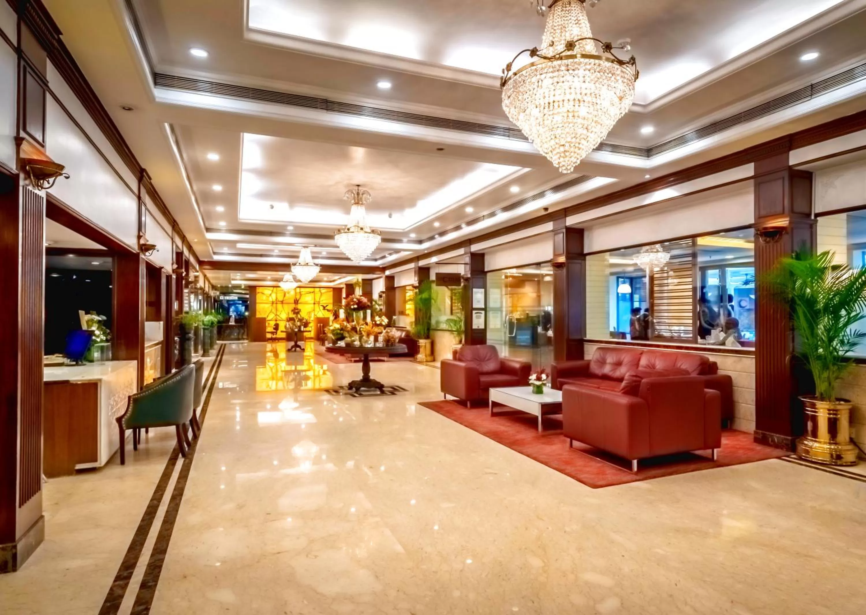 Lobby or reception in Kenilworth Hotel, Kolkata