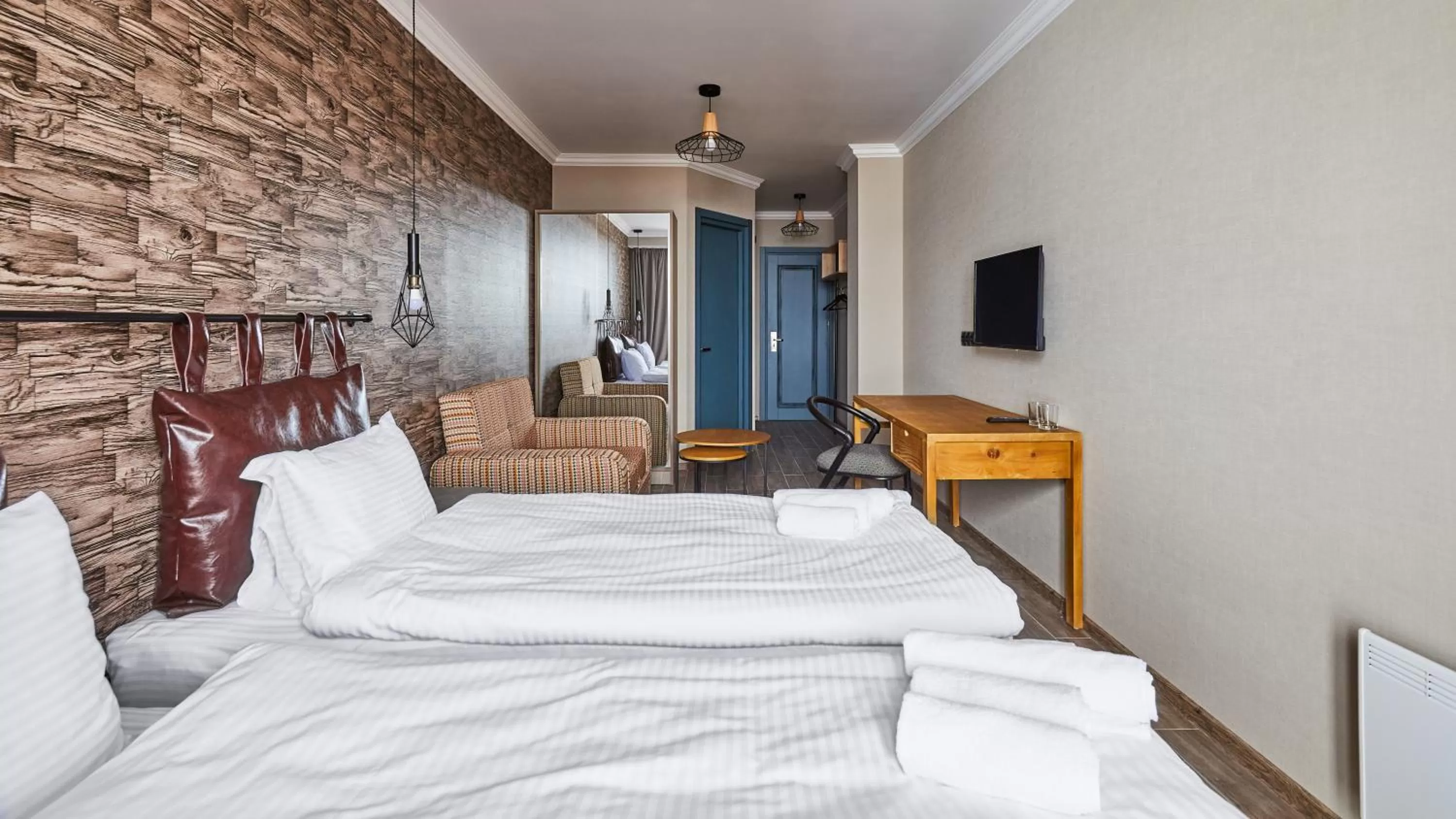 Photo of the whole room, Bed in Gudauri Loft Hotel