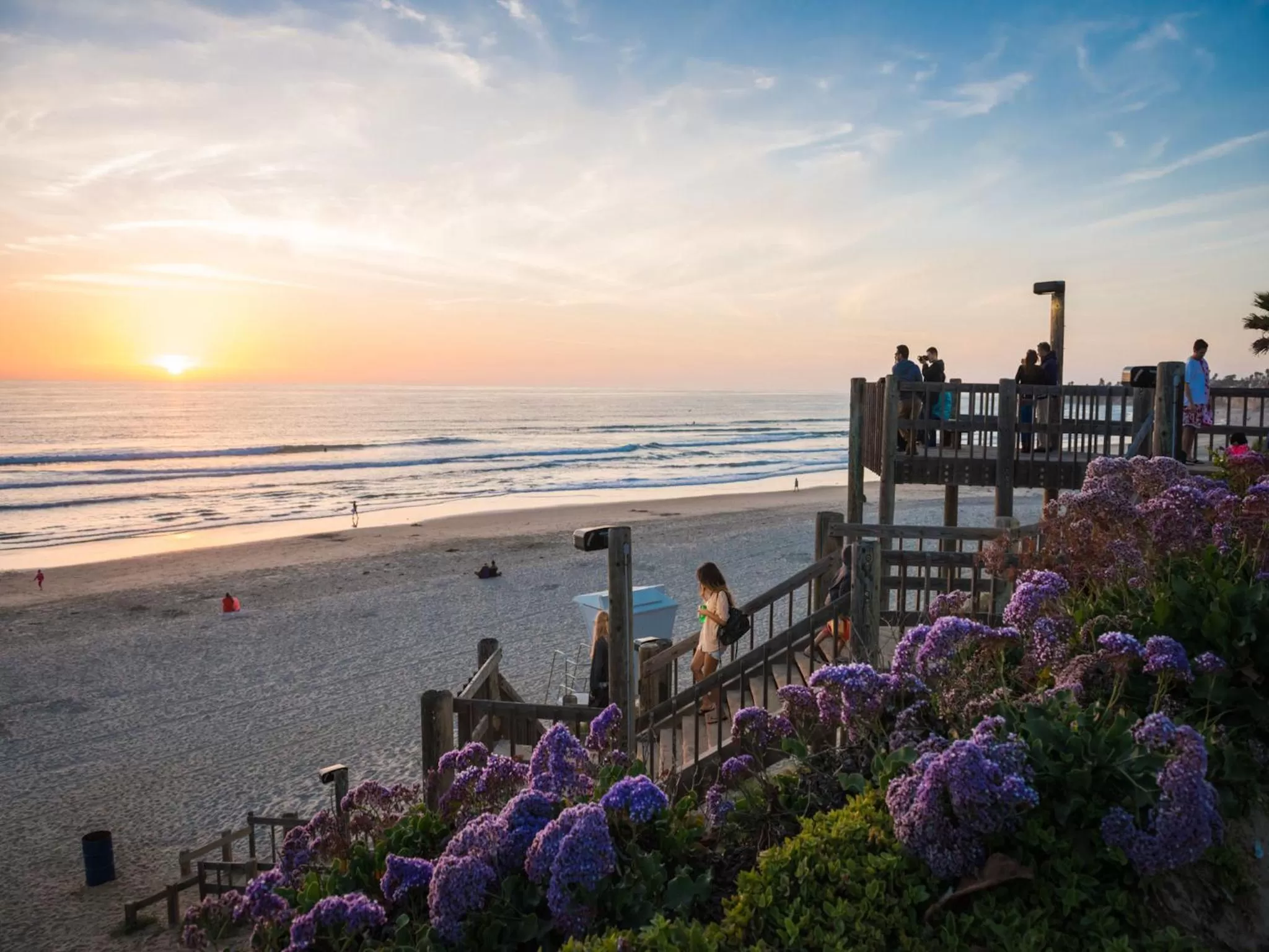Beach in Pacific Terrace Hotel