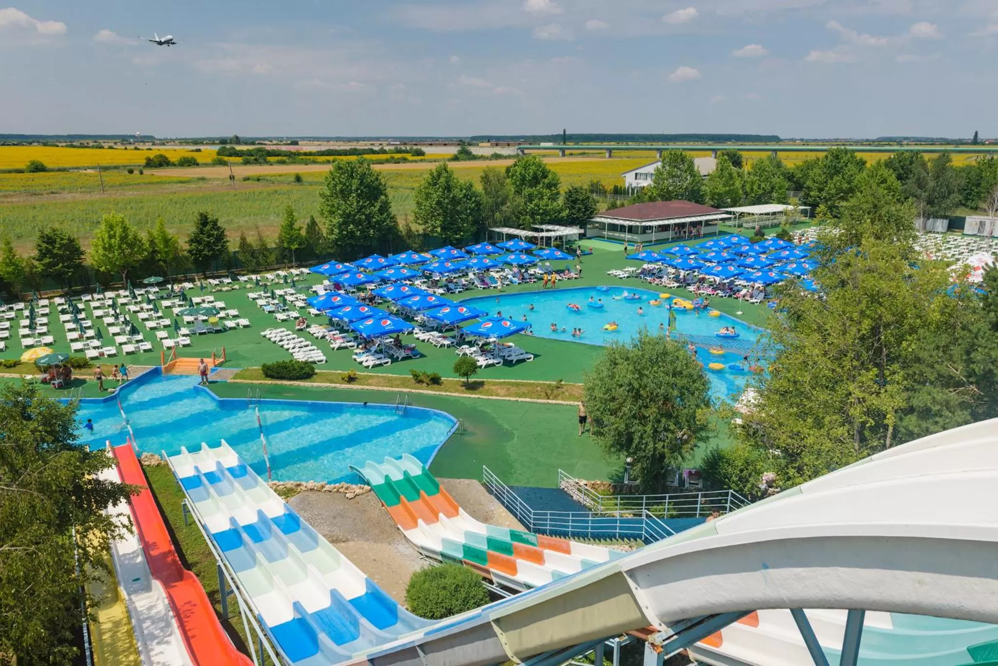 Aqua park in RIN Airport Hotel