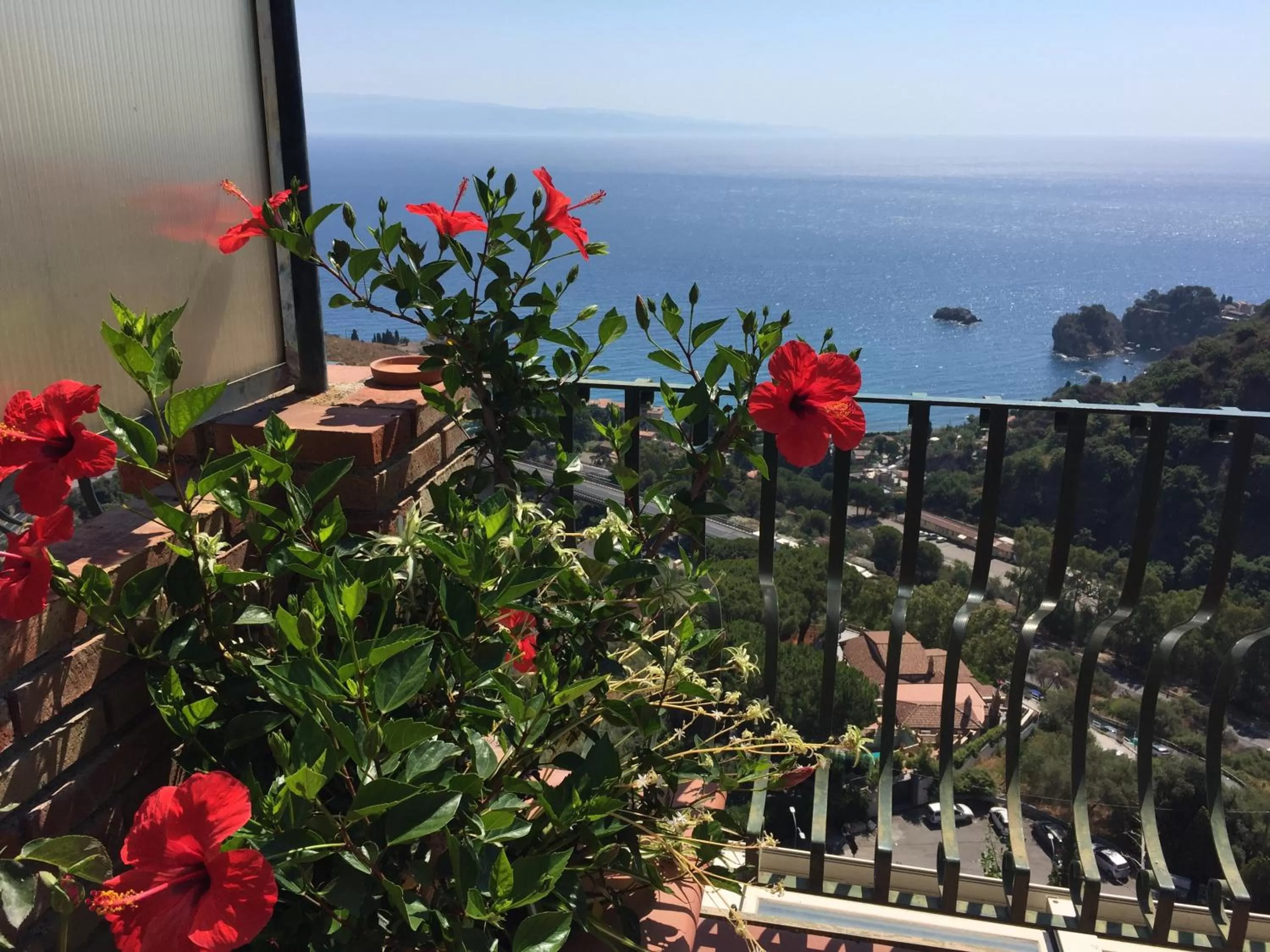 Balcony/Terrace in B&B La Terrazza Sul Mare Taormina