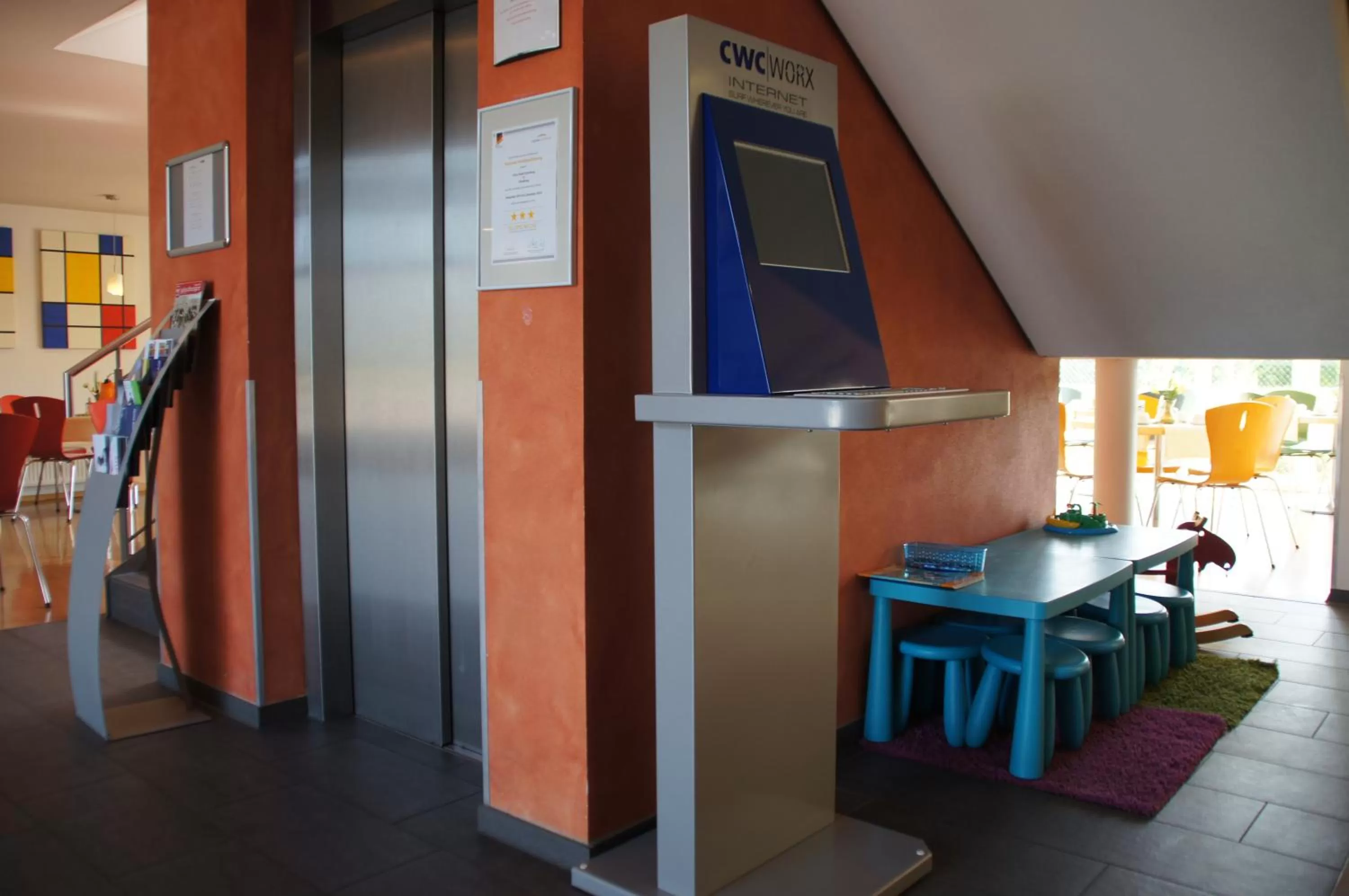 Lobby or reception in EuroHotel Günzburg