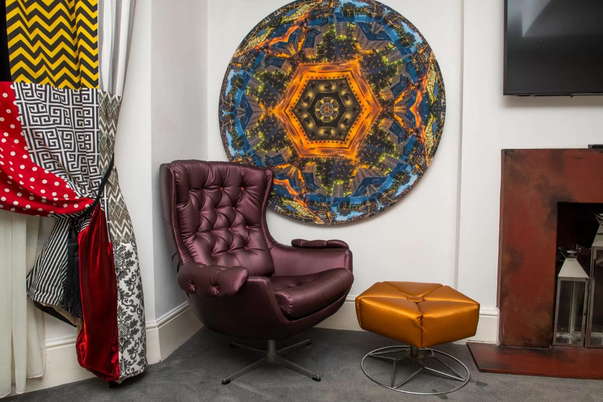 Bedroom in The Exhibitionist Hotel