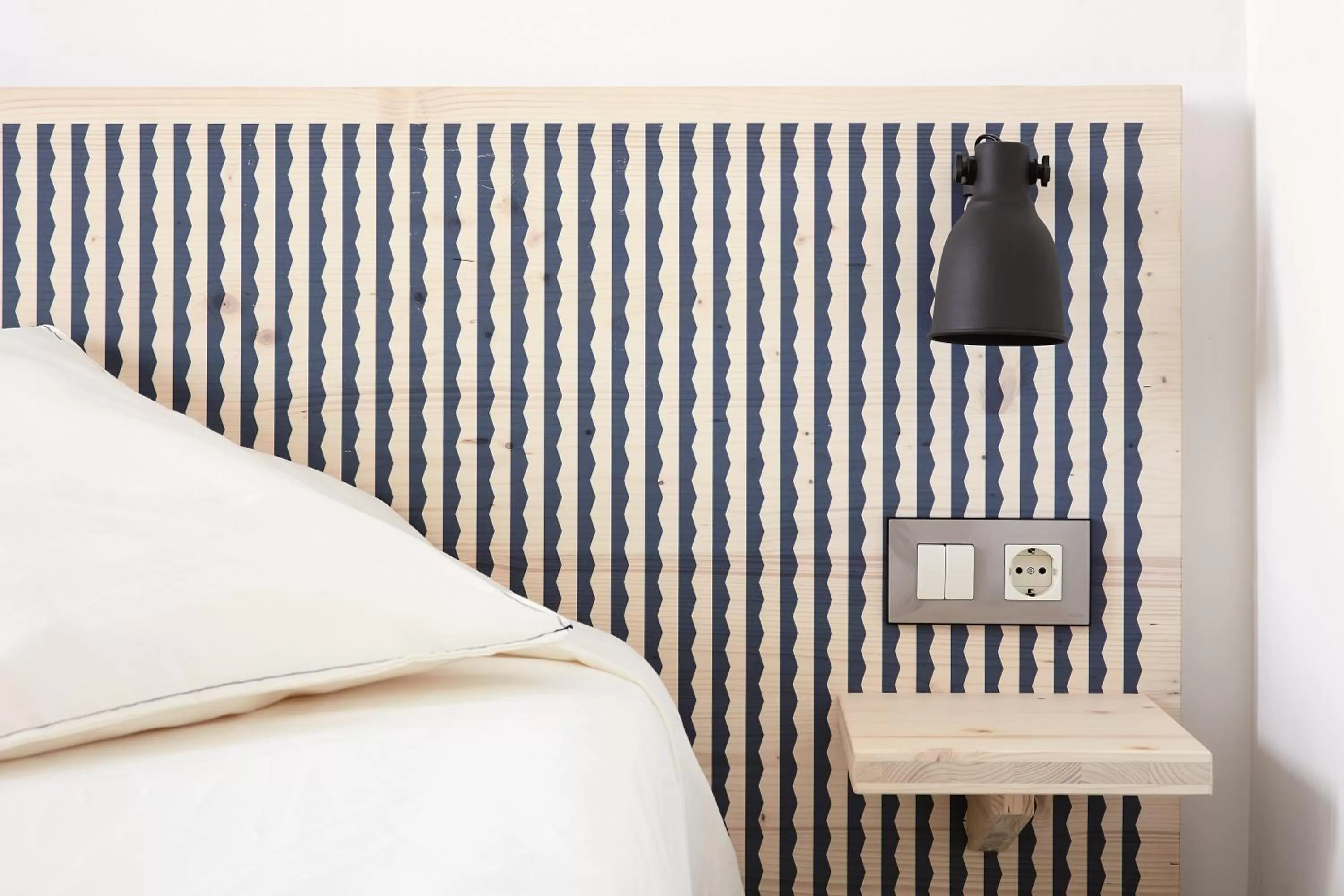 Decorative detail, Bed in Hotel Eolo