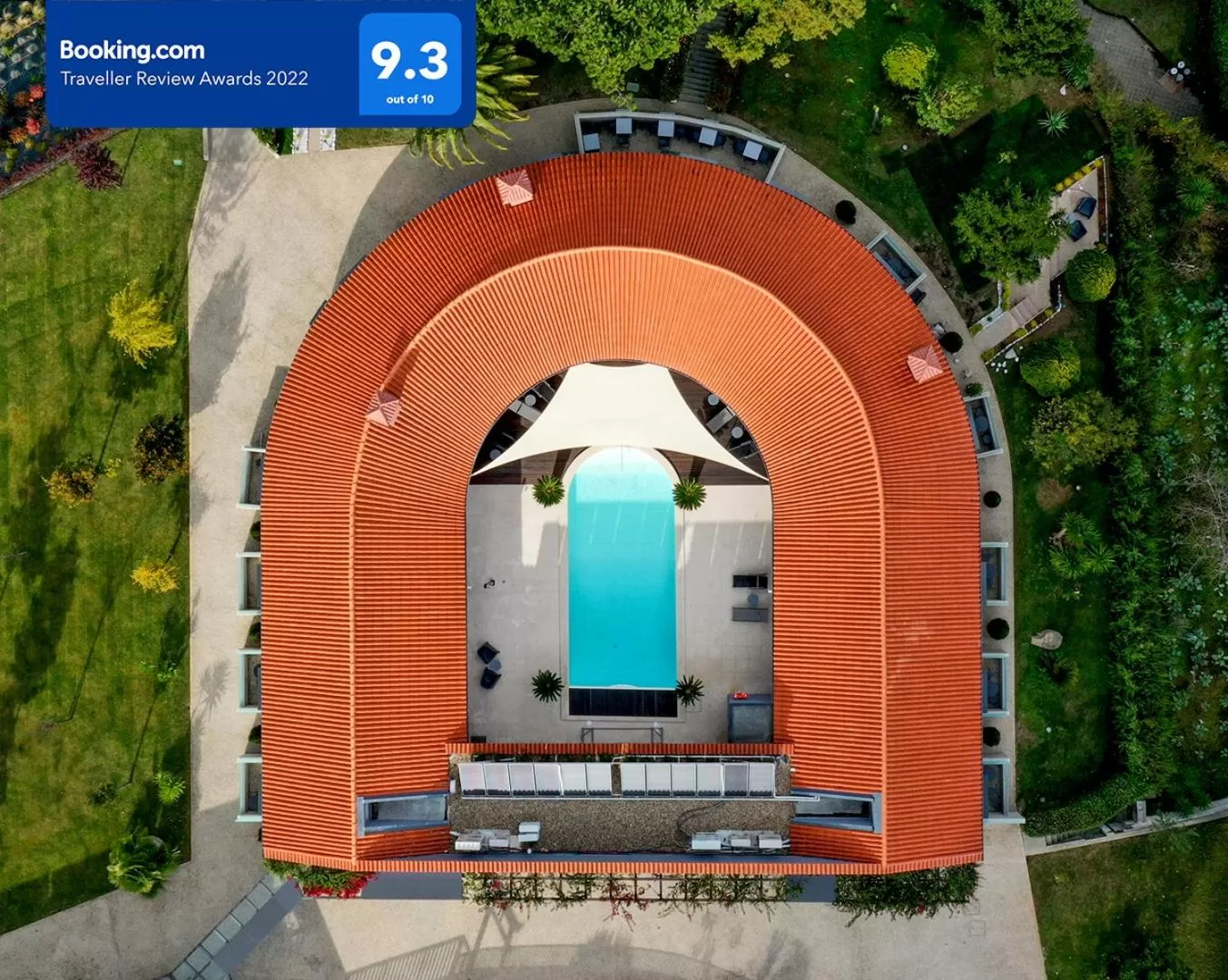 Bird's eye view in Casa das Carpas