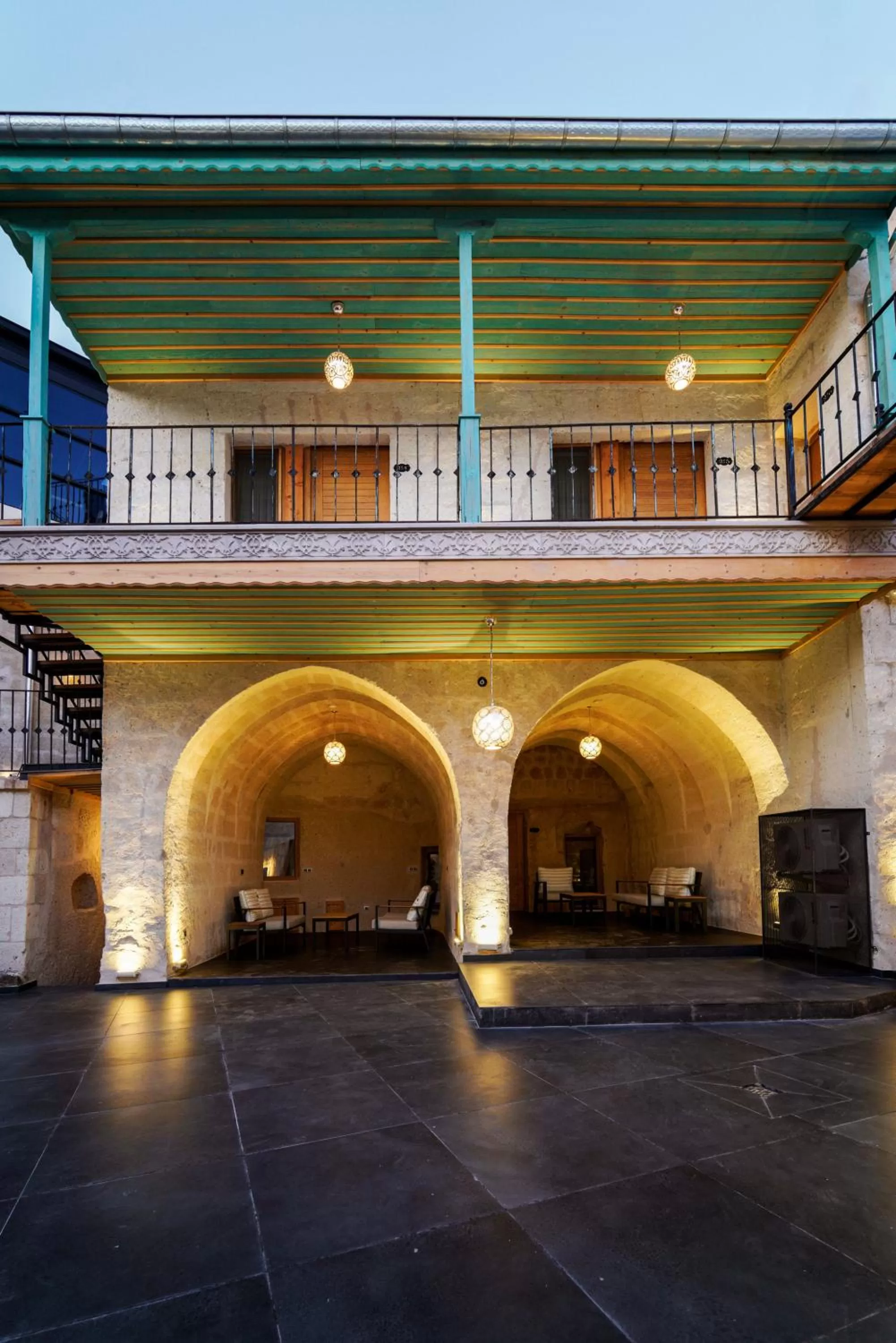 Seating area in The Niche Cave Hotel
