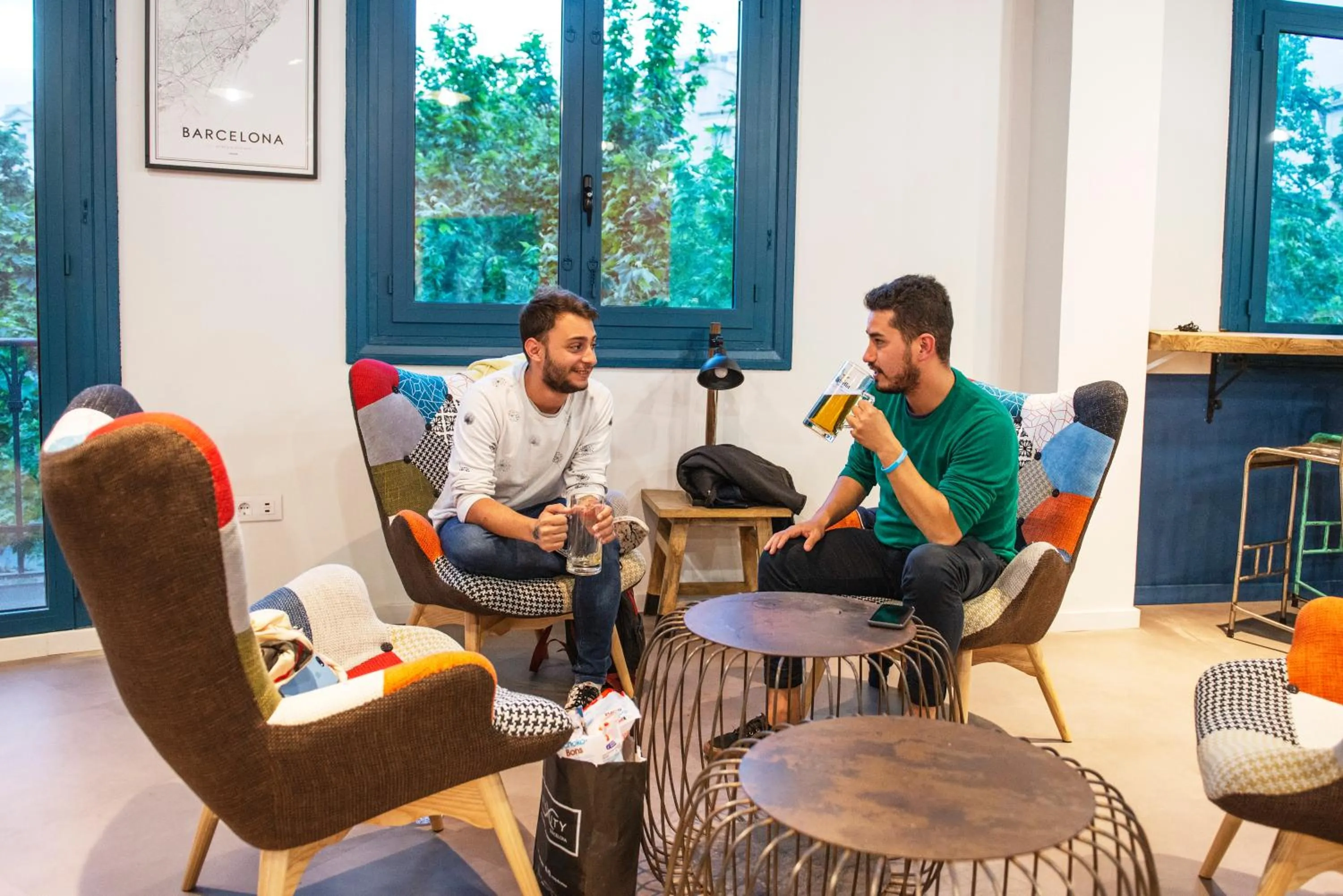 Lounge or bar in Safestay Barcelona Passeig de Gràcia