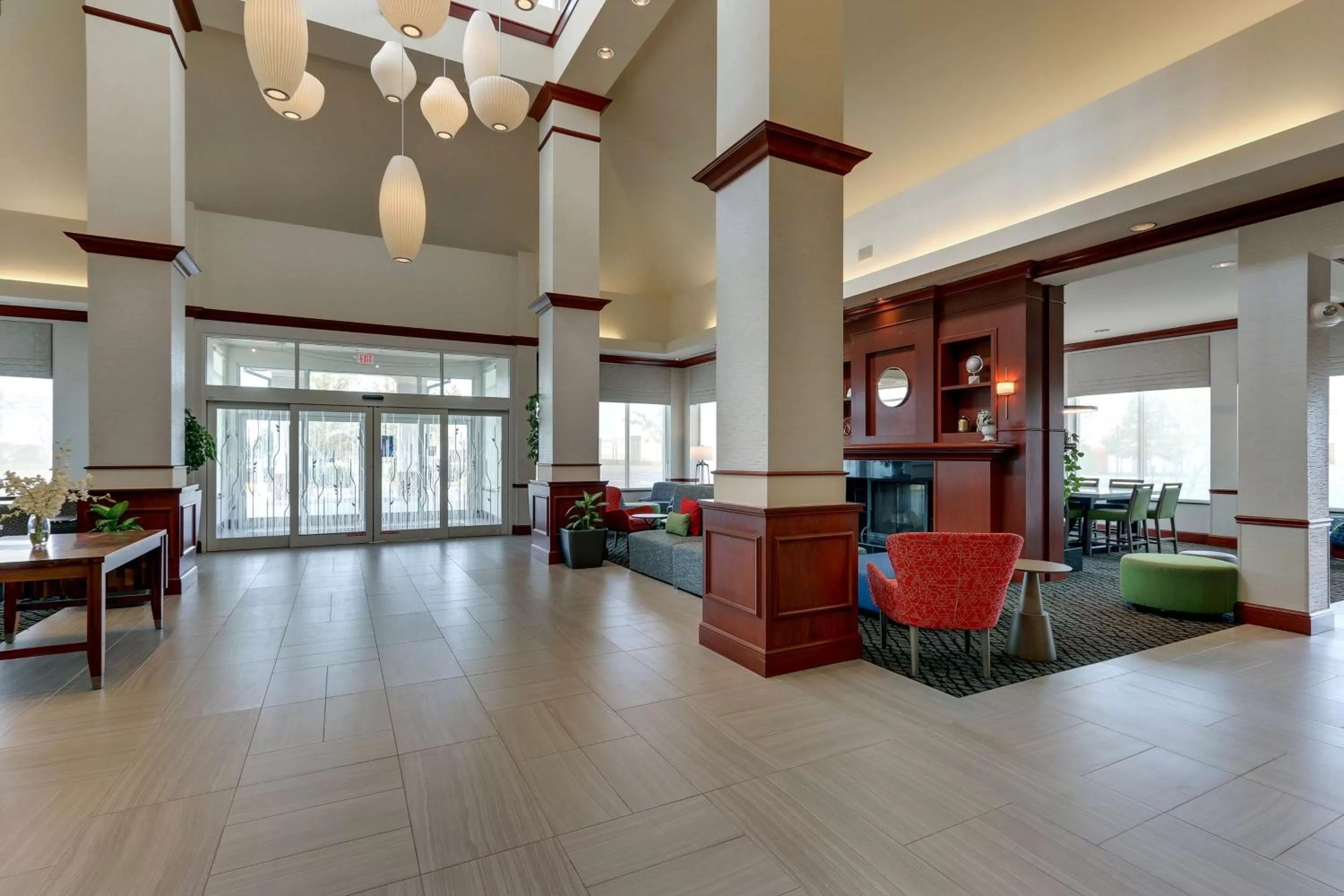 Lobby or reception in Hilton Garden Inn Indianapolis Airport