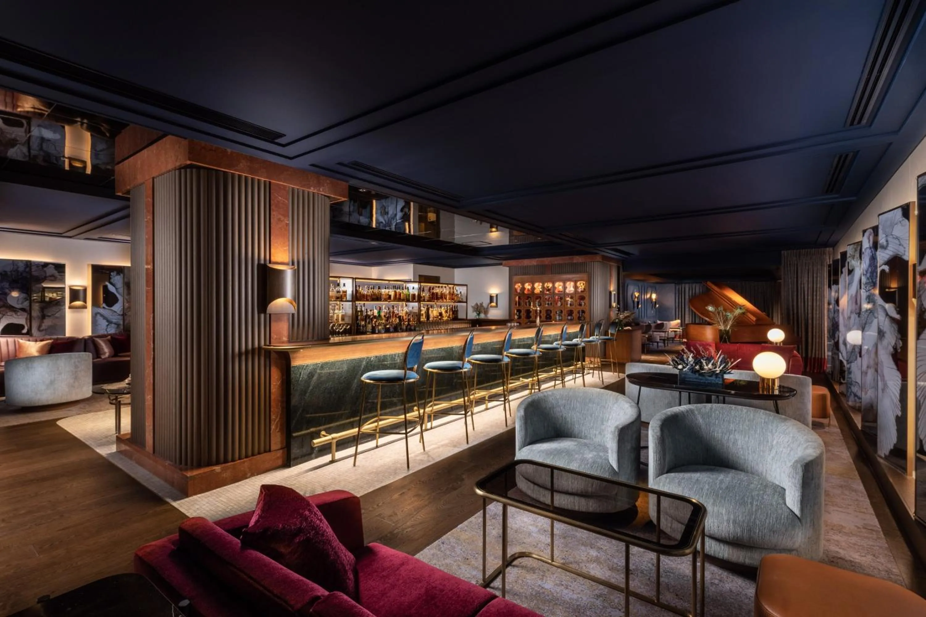 Lounge or bar in The Westin Miyako Kyoto