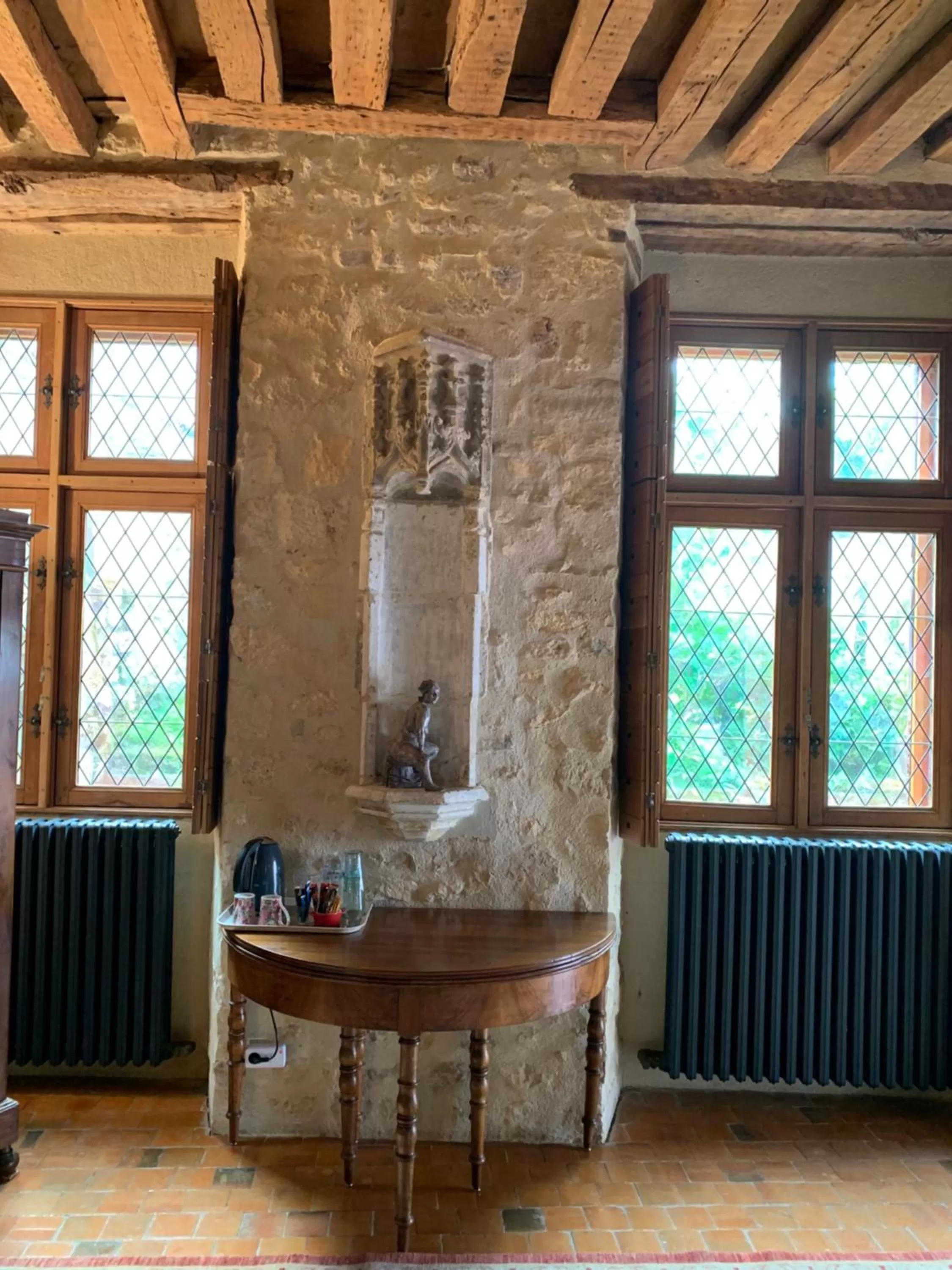 Decorative detail in Demeure des Vieux Bains