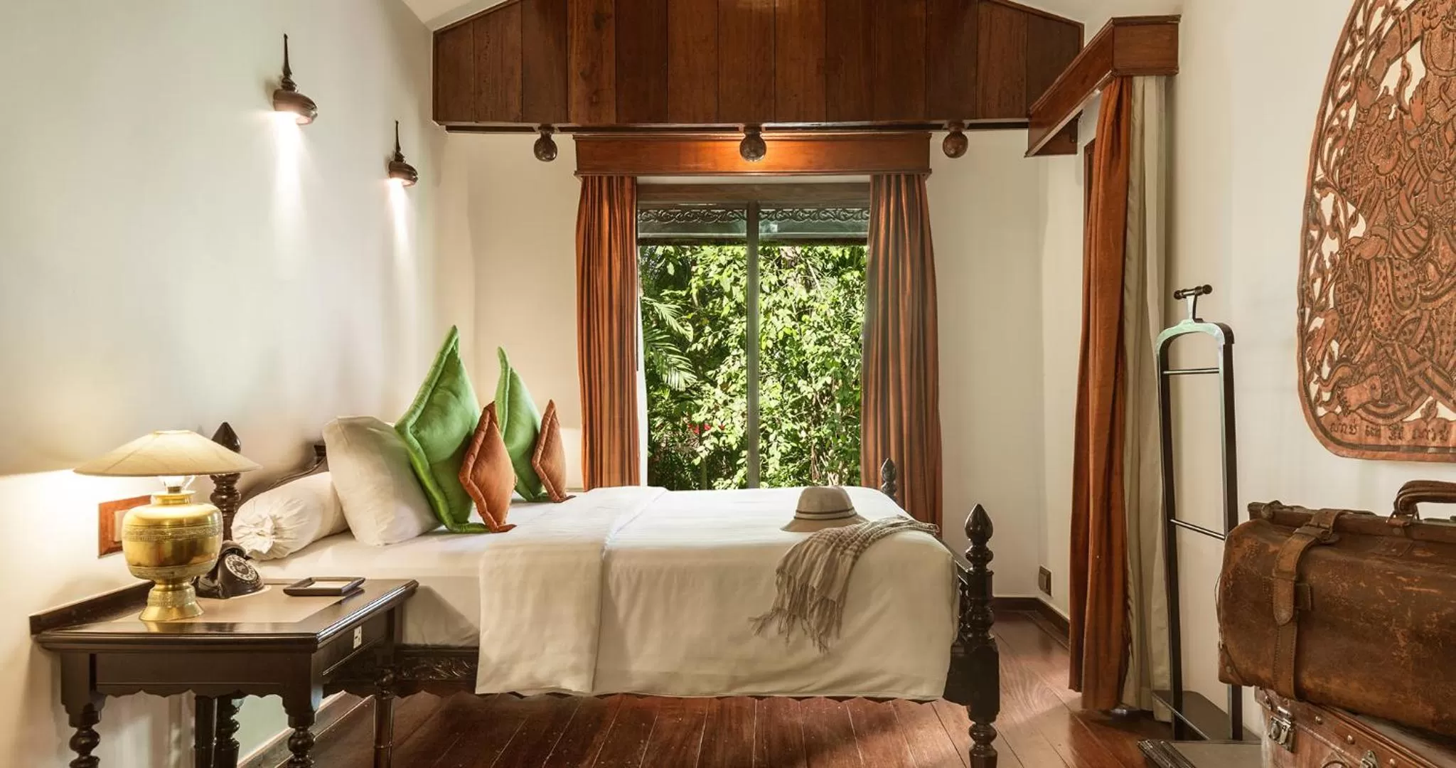 Bed in Angkor Village Hotel - Small Luxury Hotels of the World