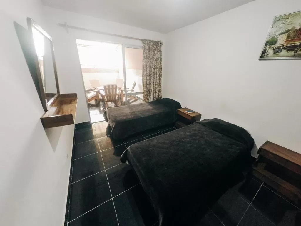 Balcony/Terrace, Bed in Hotel Tia