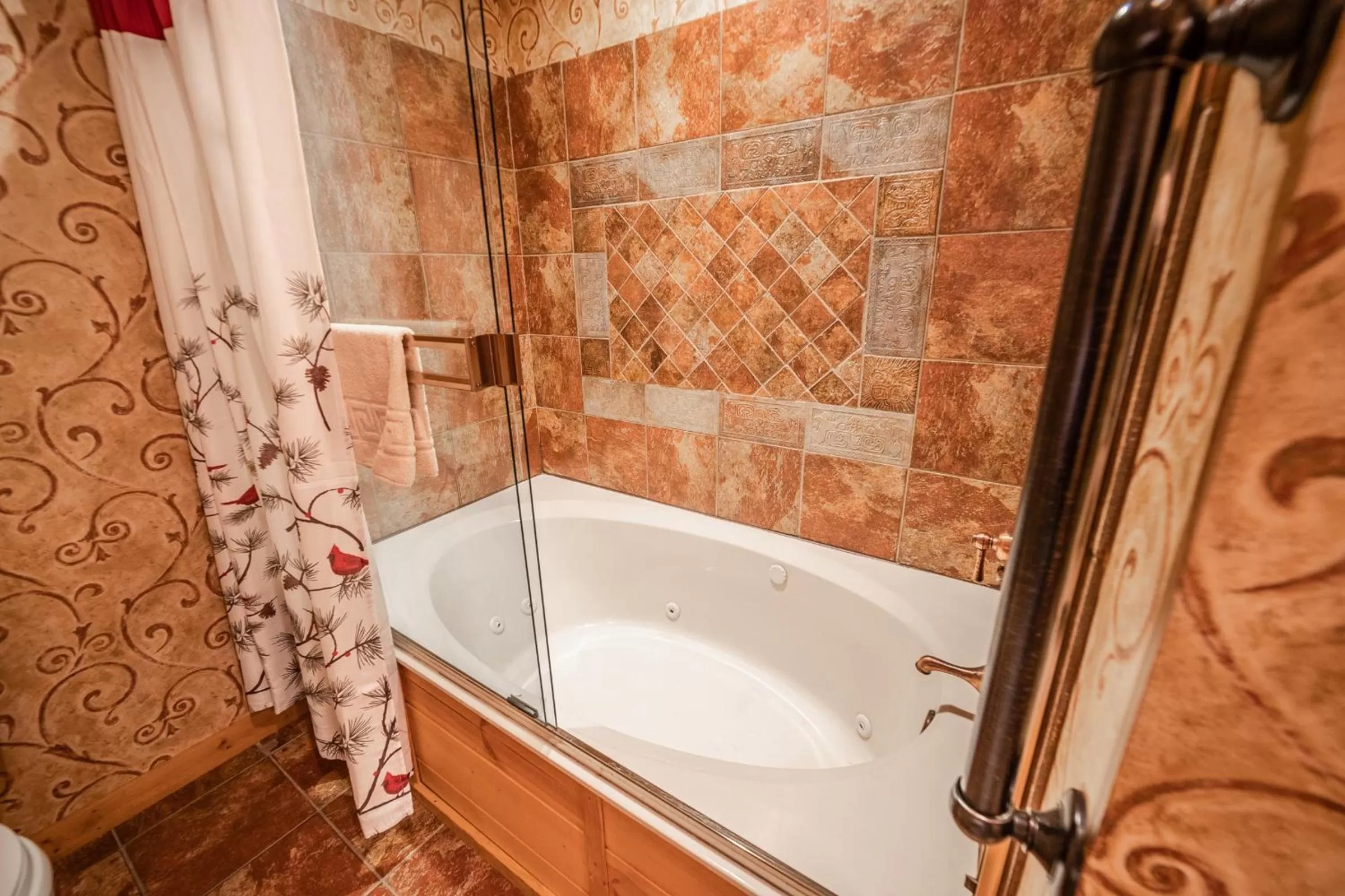 Bathroom in Cabins at Grand Mountain