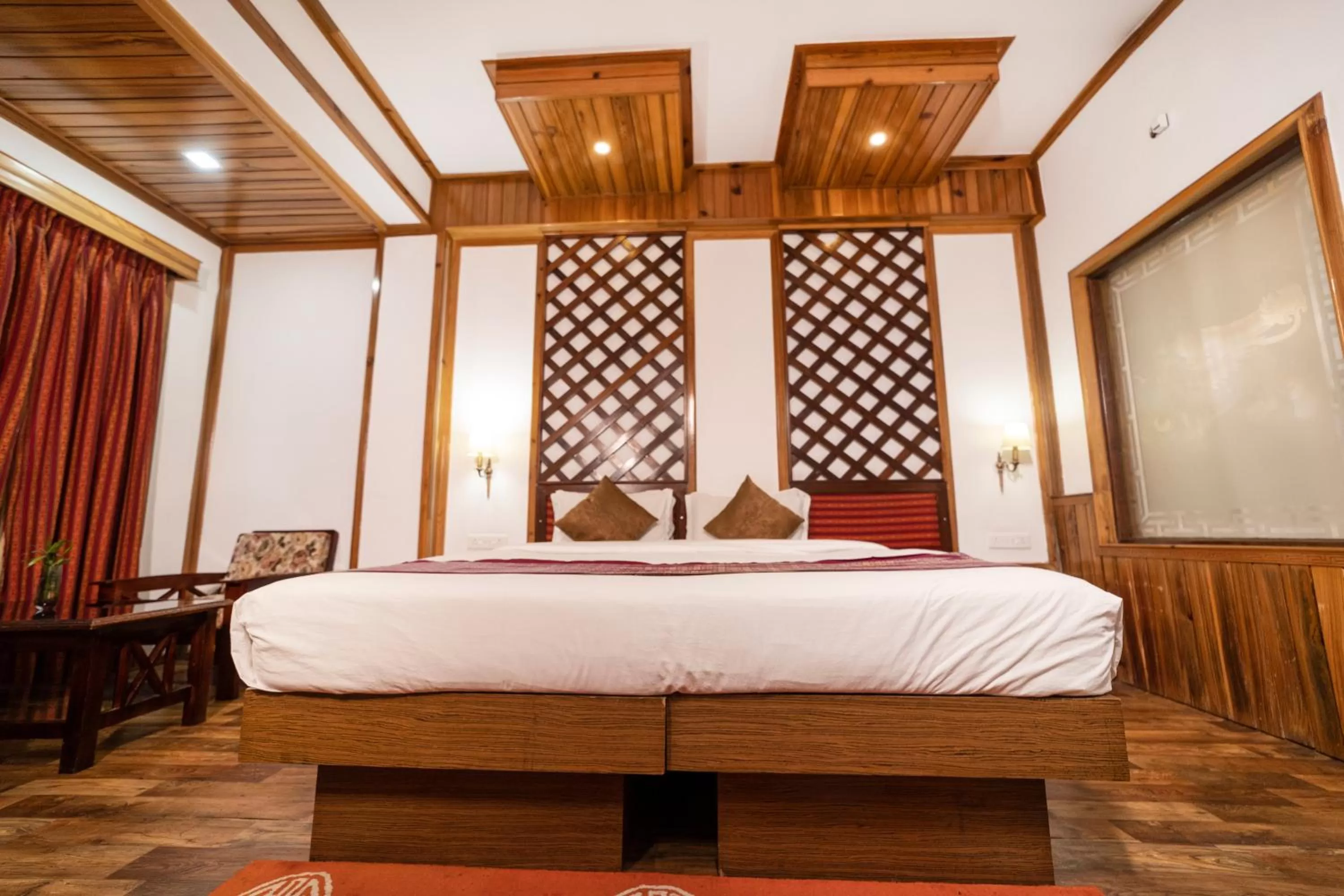 Bedroom, Bed in Yangthang Heritage