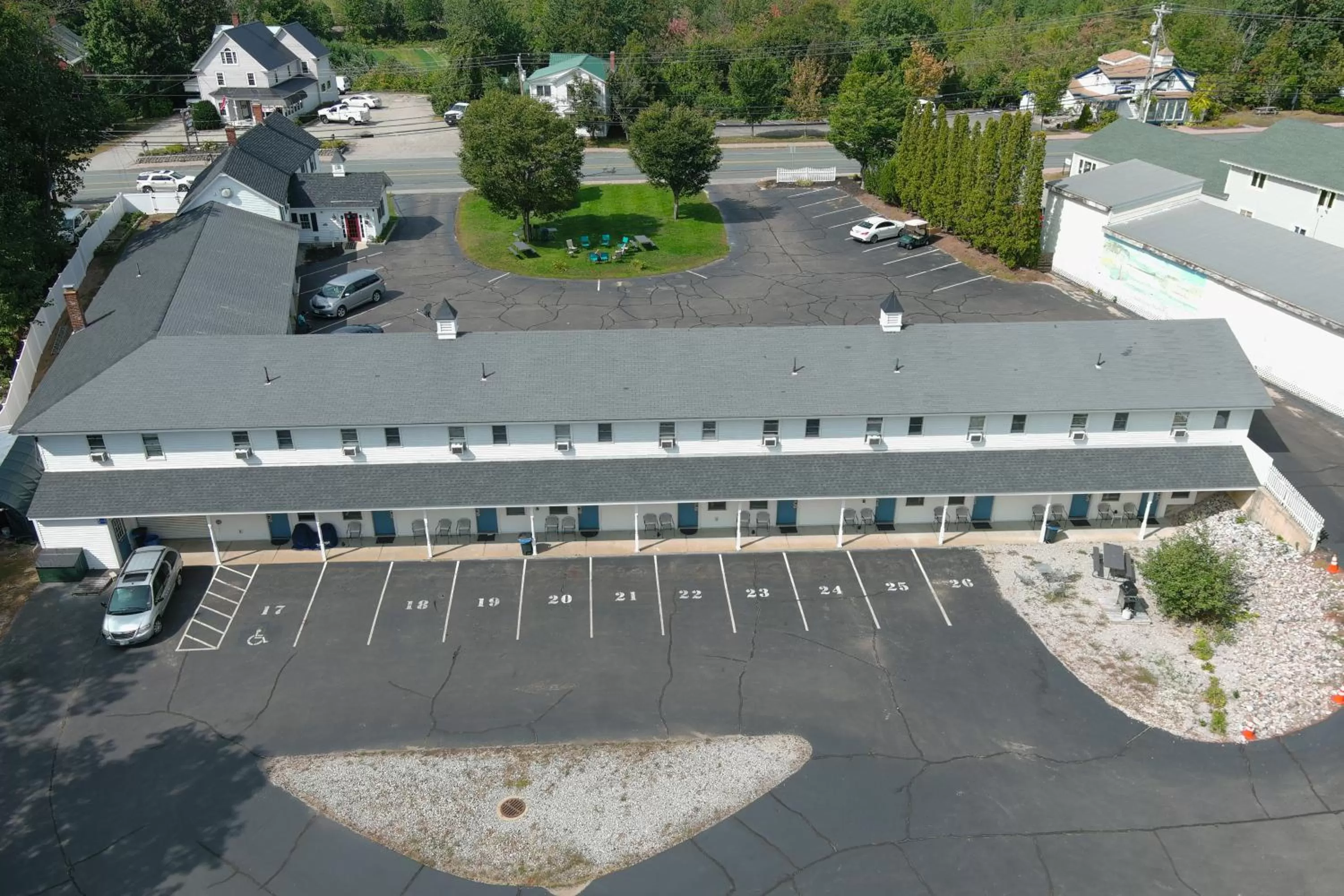 Bird's eye view in Colonial Motel