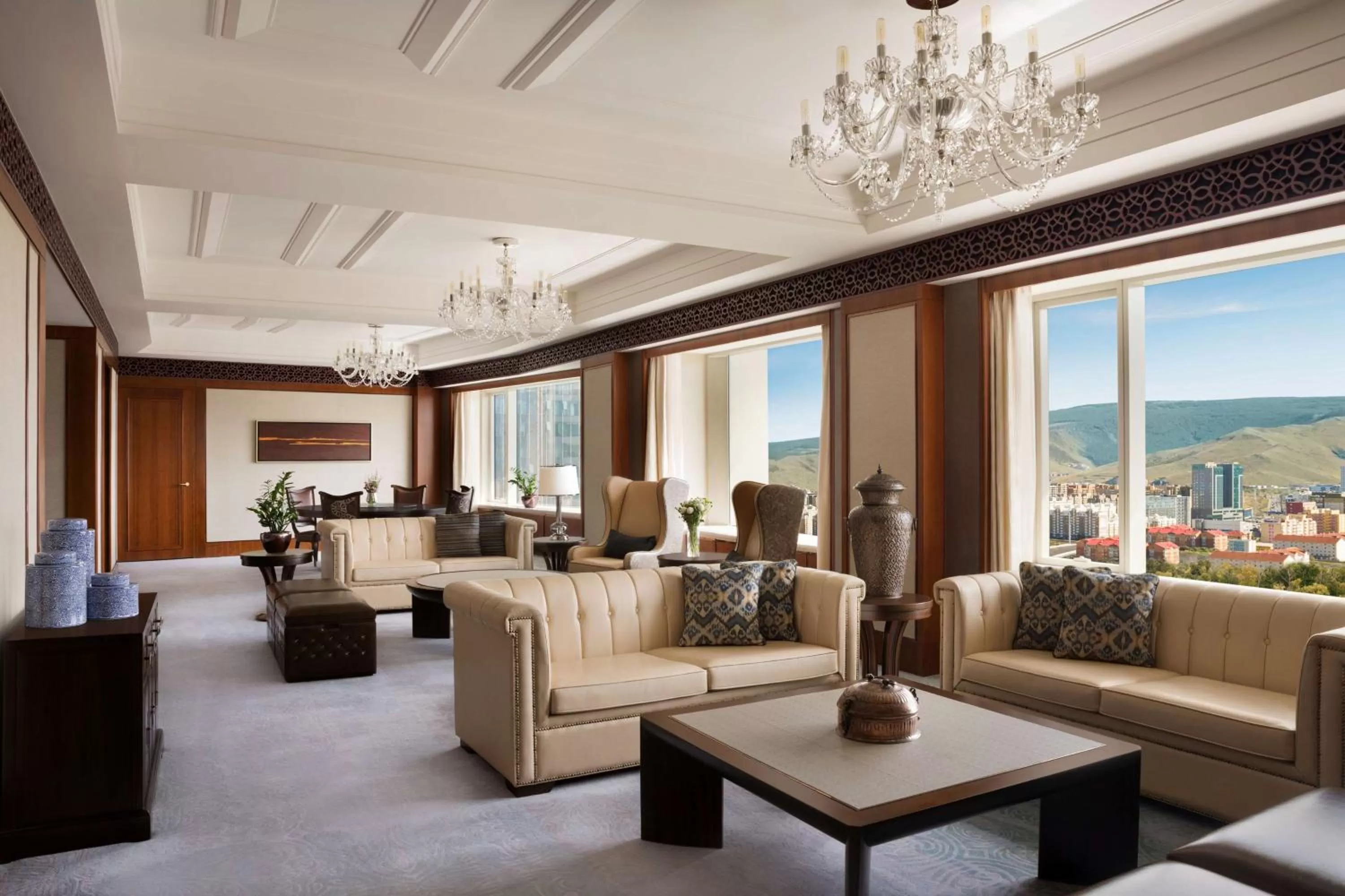 Living room in Shangri-La Ulaanbaatar