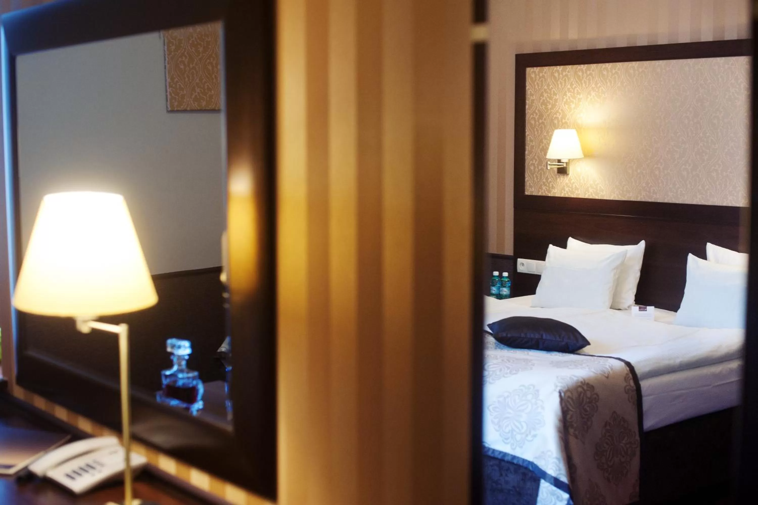 Bed in Hotel Wielopole