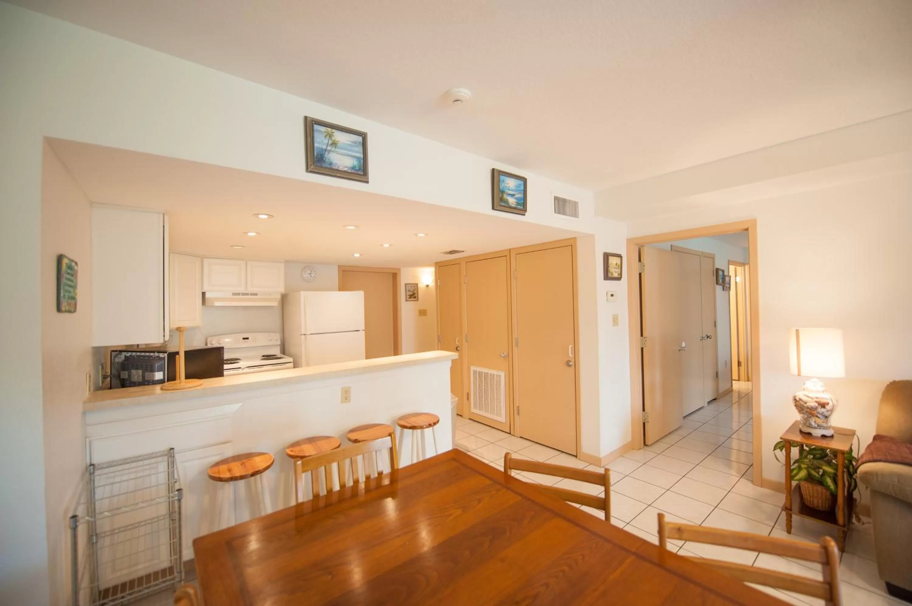 Photo of the whole room, Kitchen/Kitchenette in South Padre Island Beach Rentals