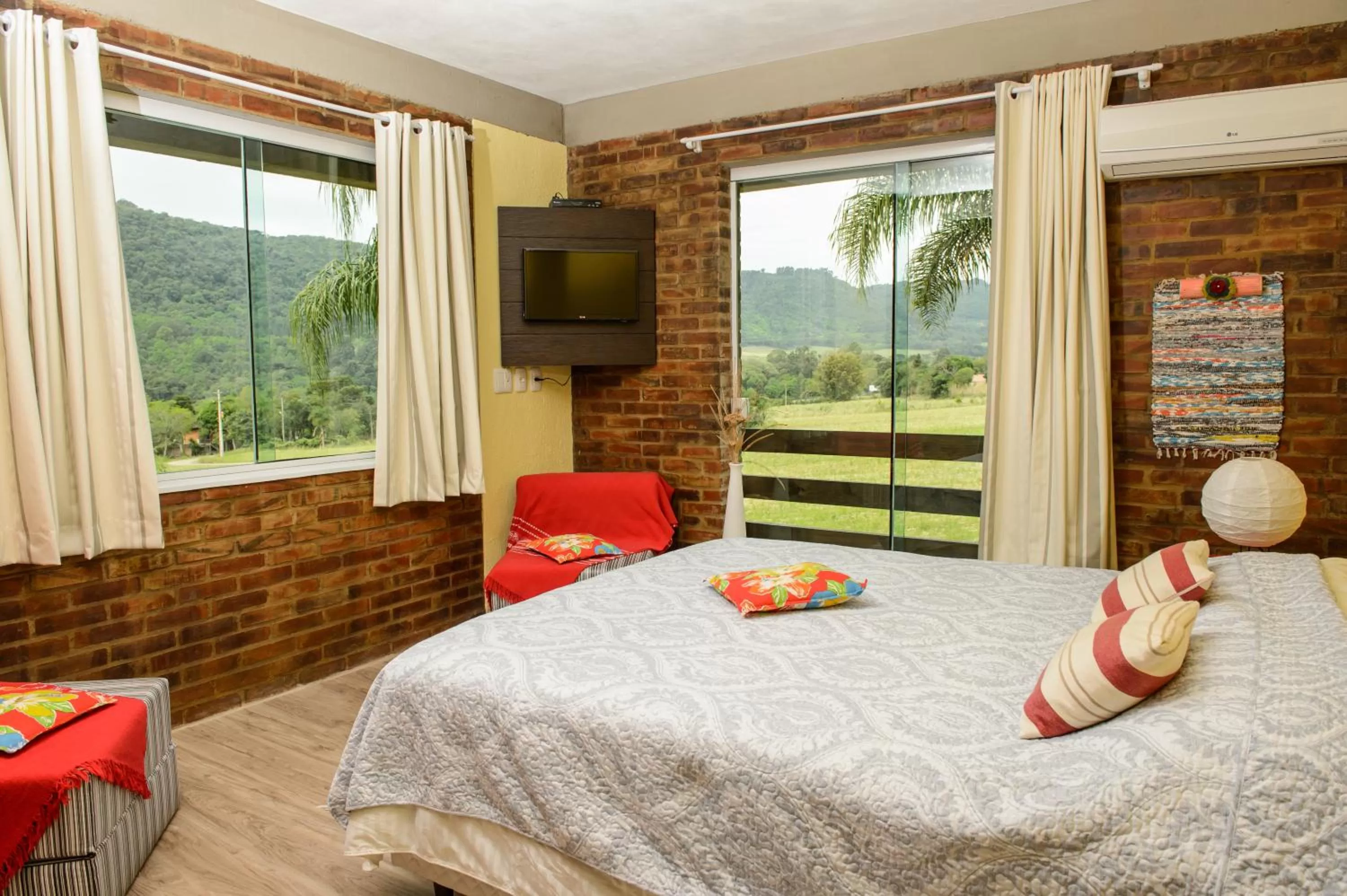 Bed in Bina's Haus Pousada, Cafeteria e Atelier