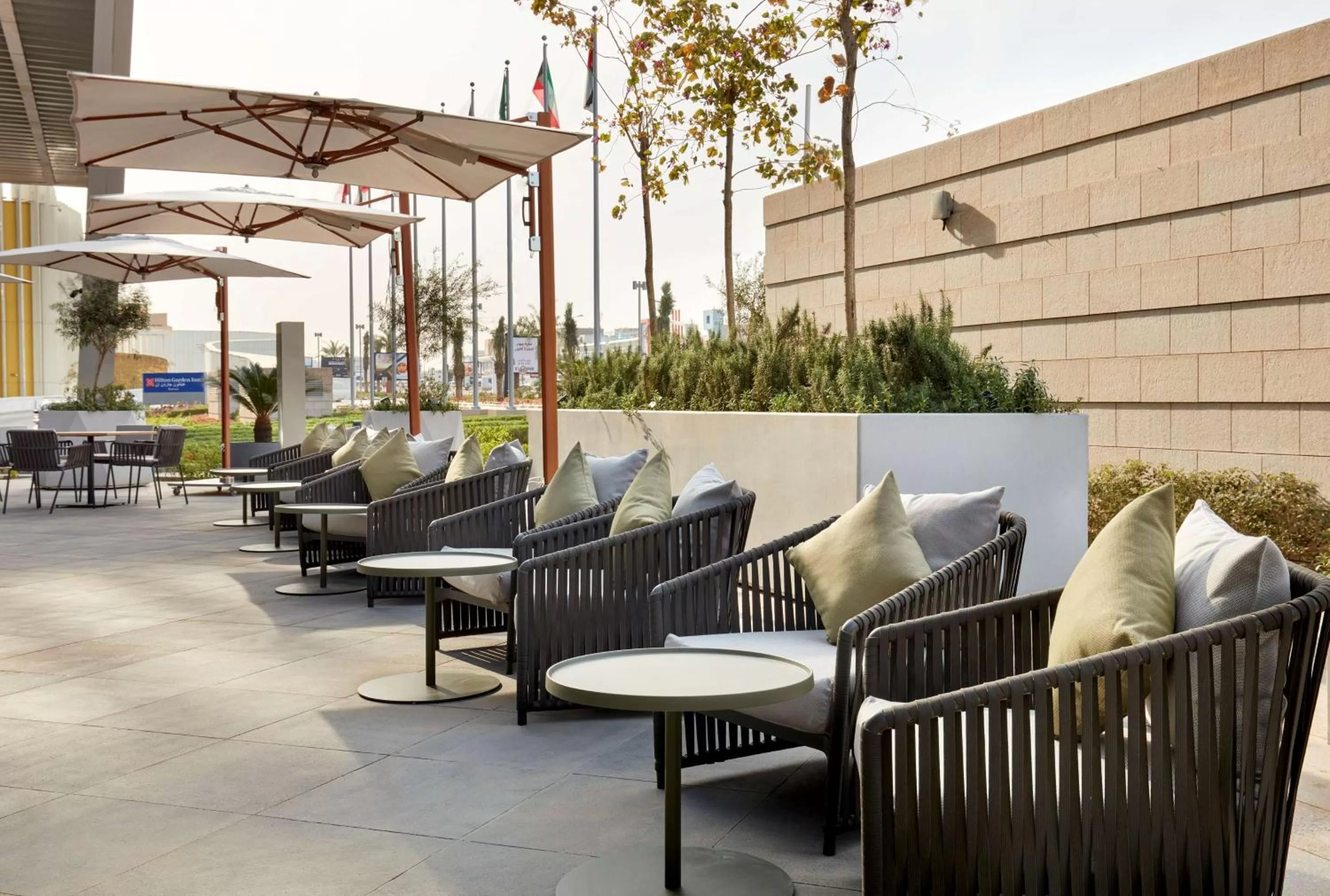 Patio in Hilton Garden Inn Kuwait