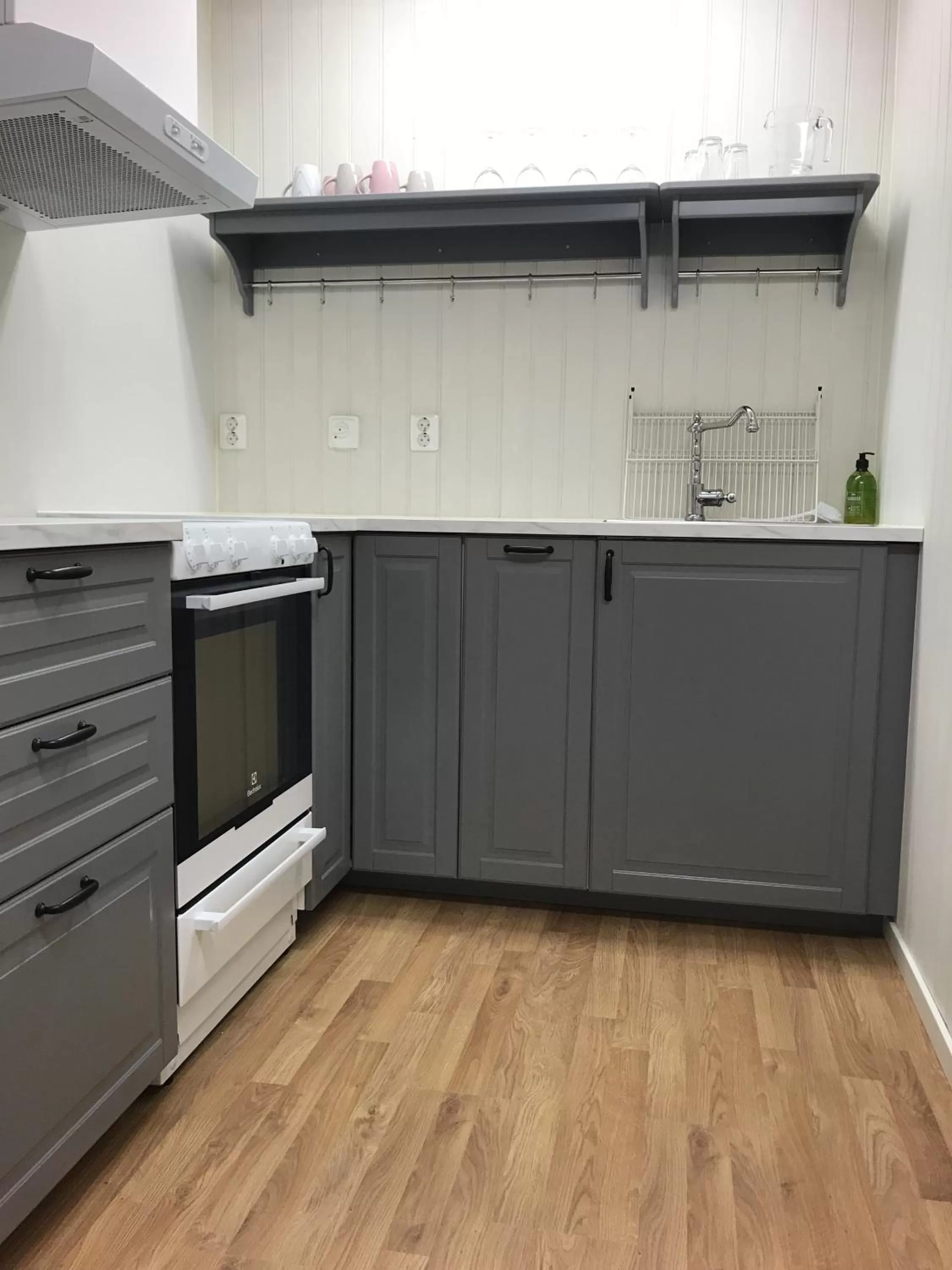 Kitchen or kitchenette, Kitchen/Kitchenette in Ölands Yoga Studio & Islandshästar, Stugor & Rum