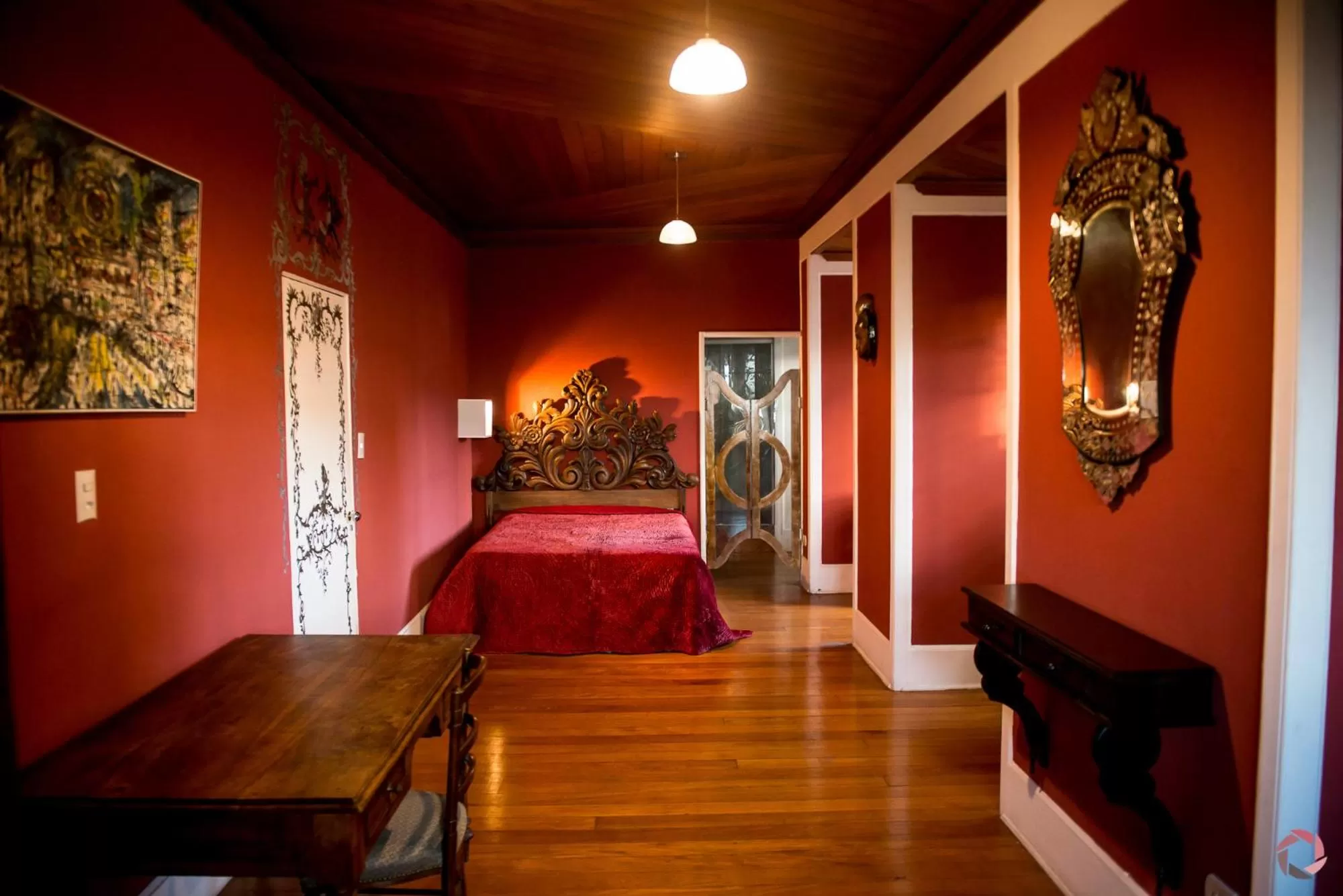 Bedroom, Bed in Villa Alexandrino