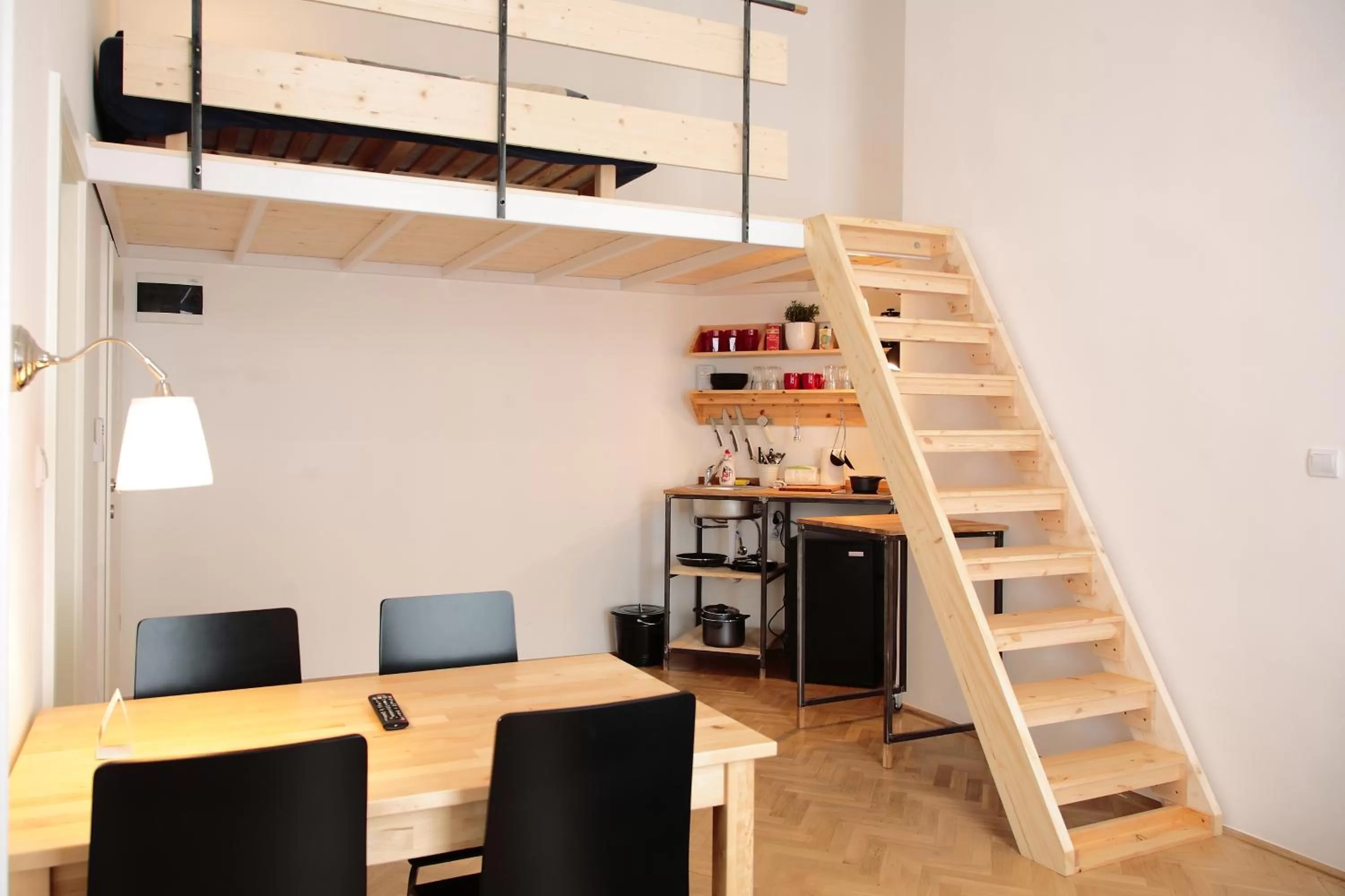 Dining area in Maverick Apartments