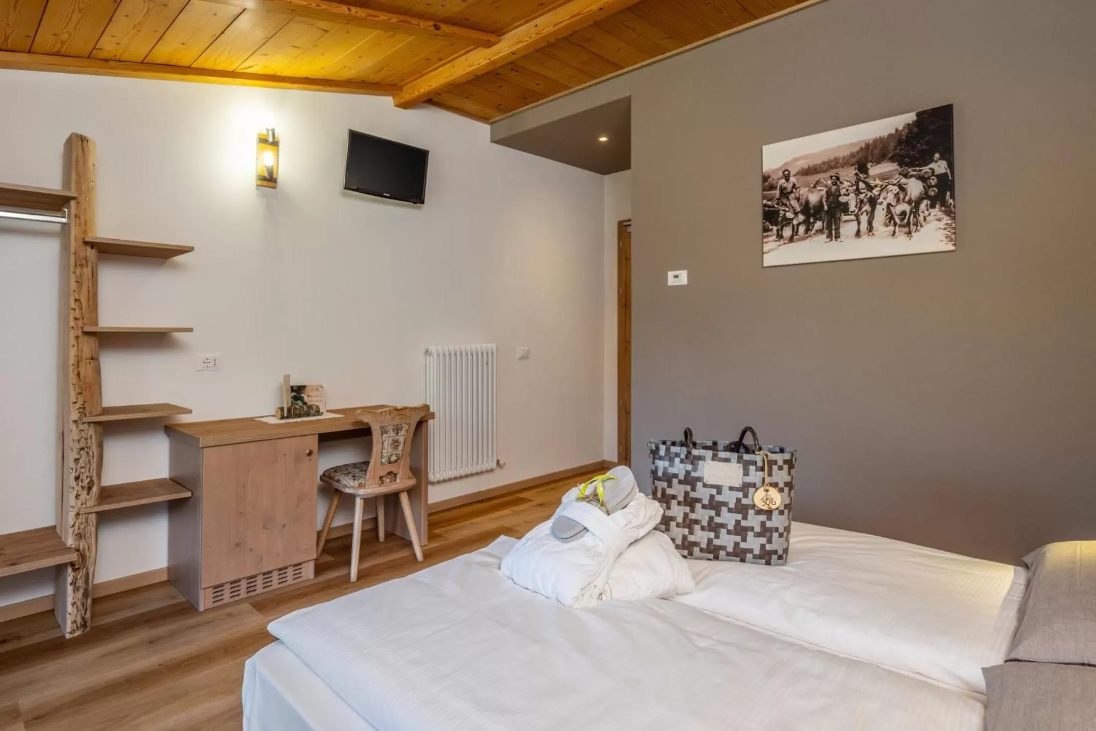 Bed in Miraval Hotel