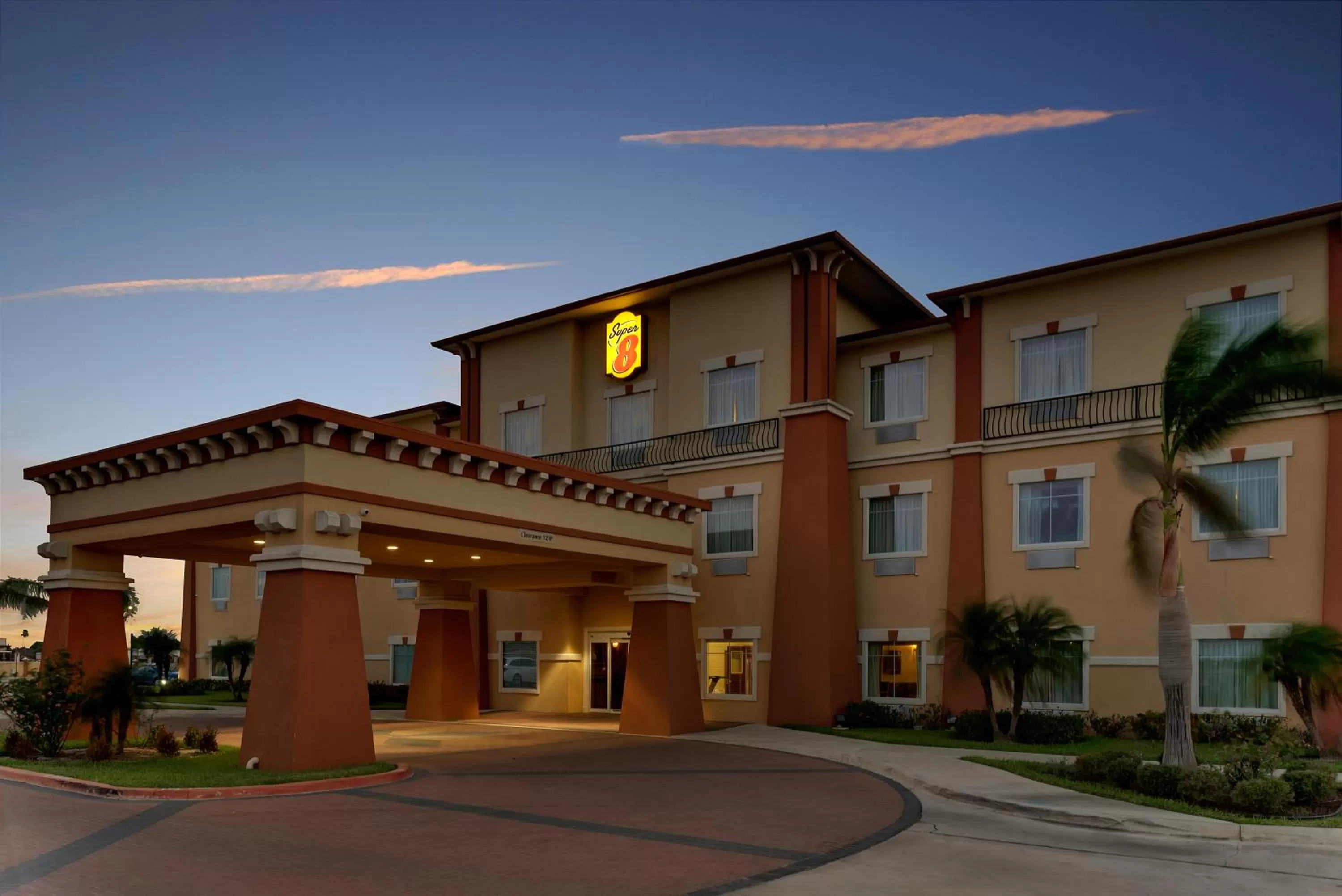 Property building in Super 8 by Wyndham Hidalgo at La Plaza Mall & Mcallen Airport