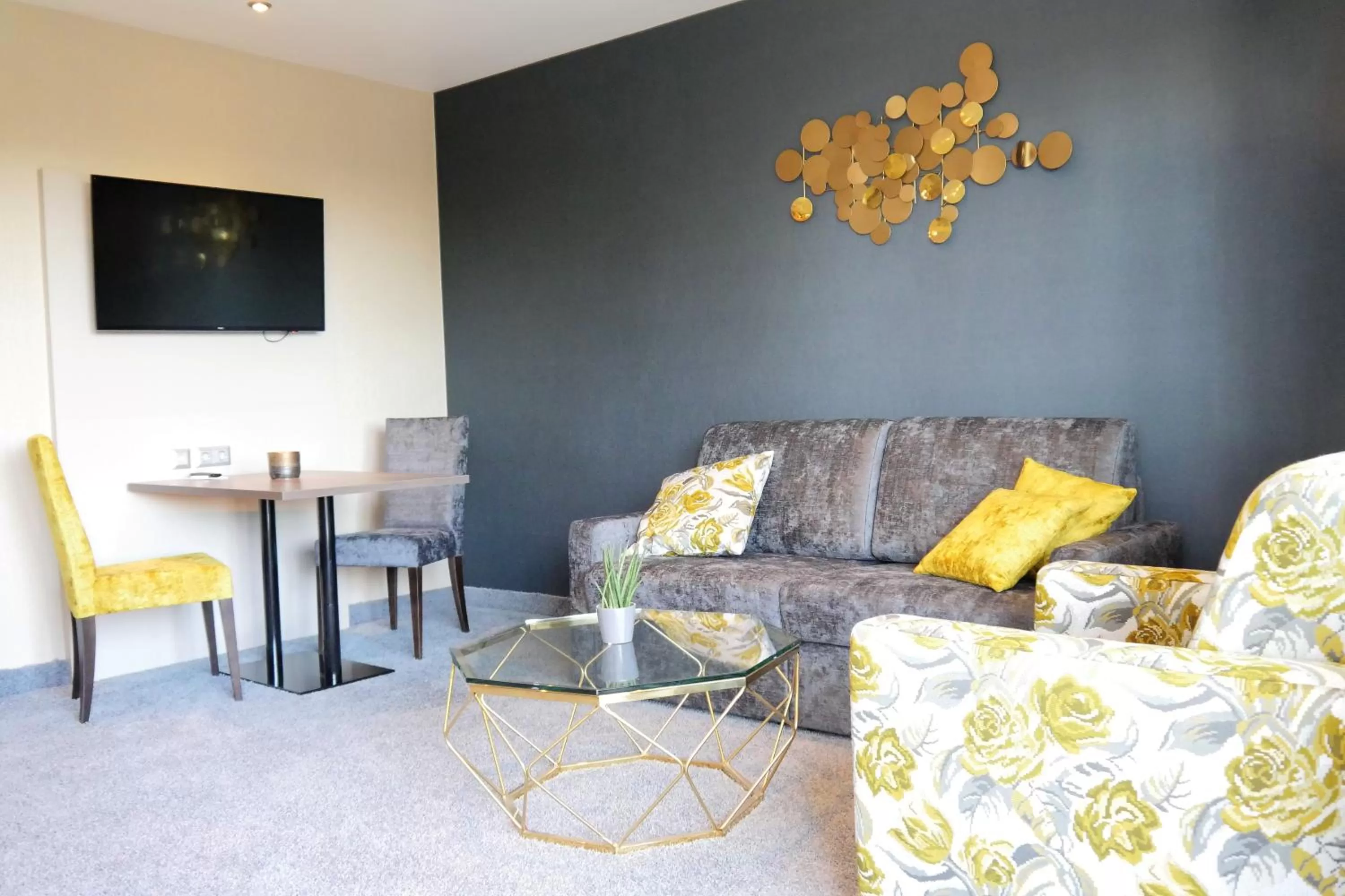 Living room in NaturKulturHotel Stumpf