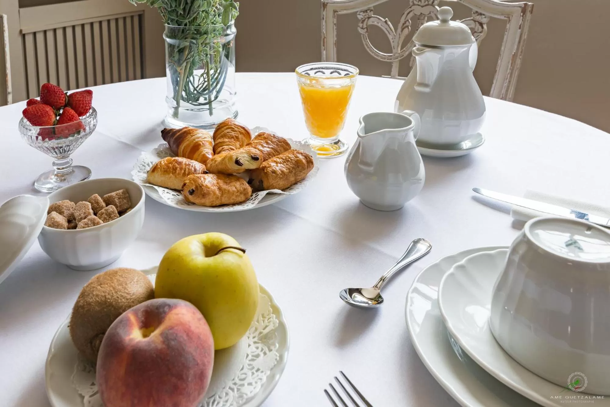 Food close-up in Hôtel Restaurant Spa Le Sauvage