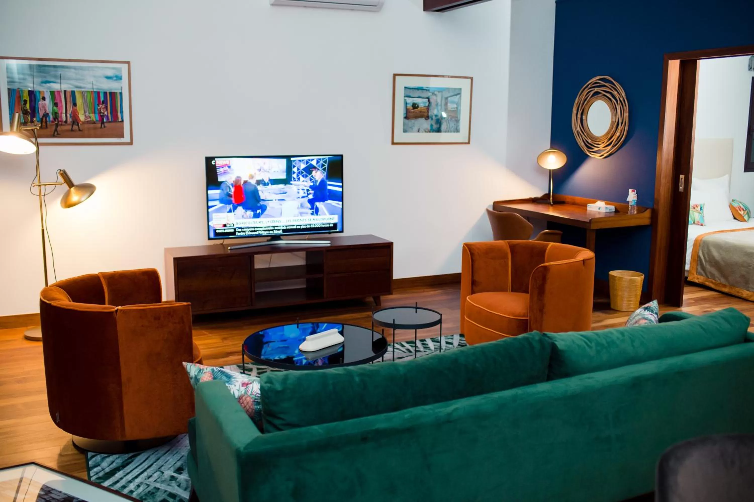 Living room, Seating Area in La Varangue