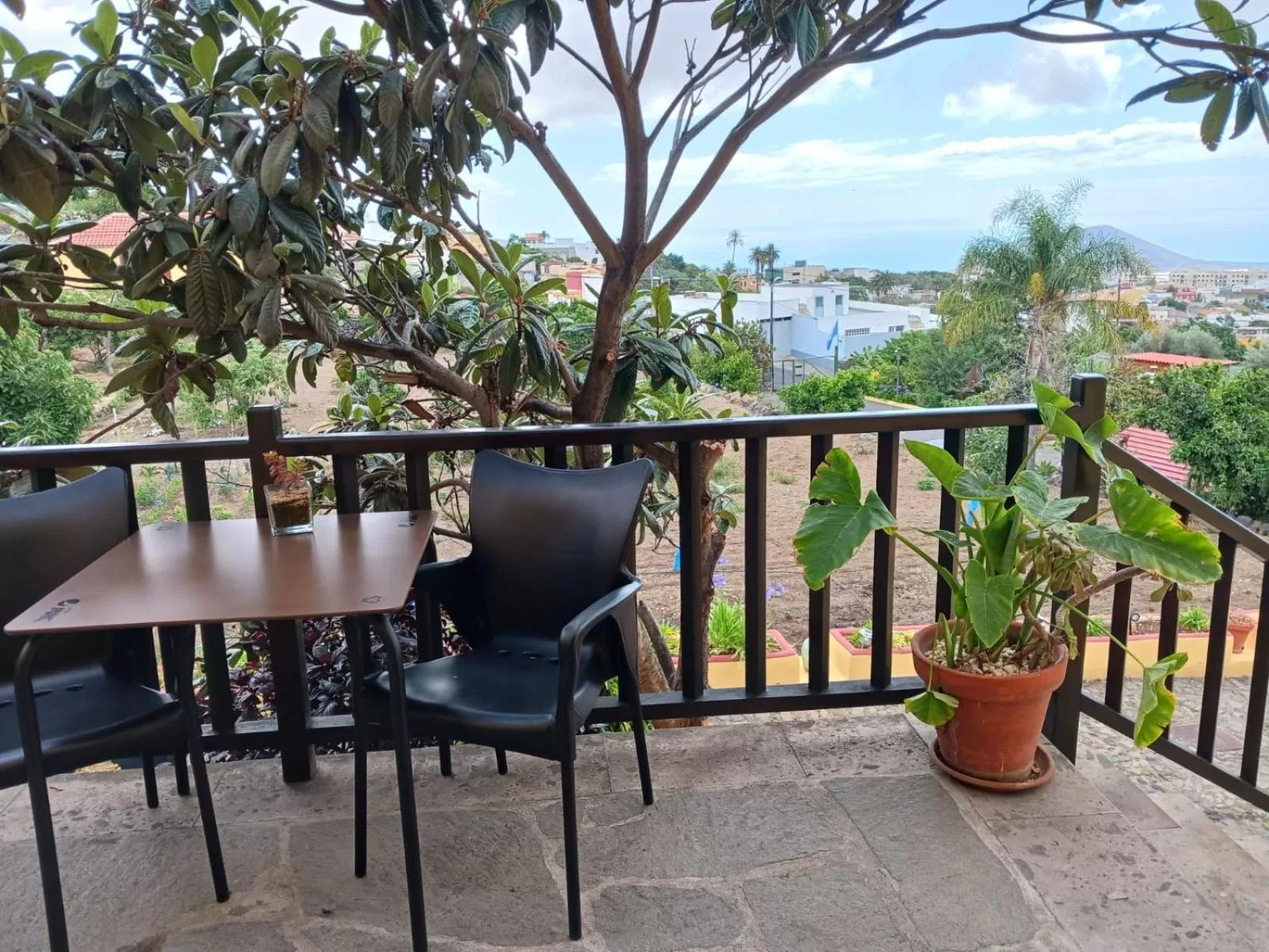 Balcony/Terrace in Hotel Rural La Raya 1866
