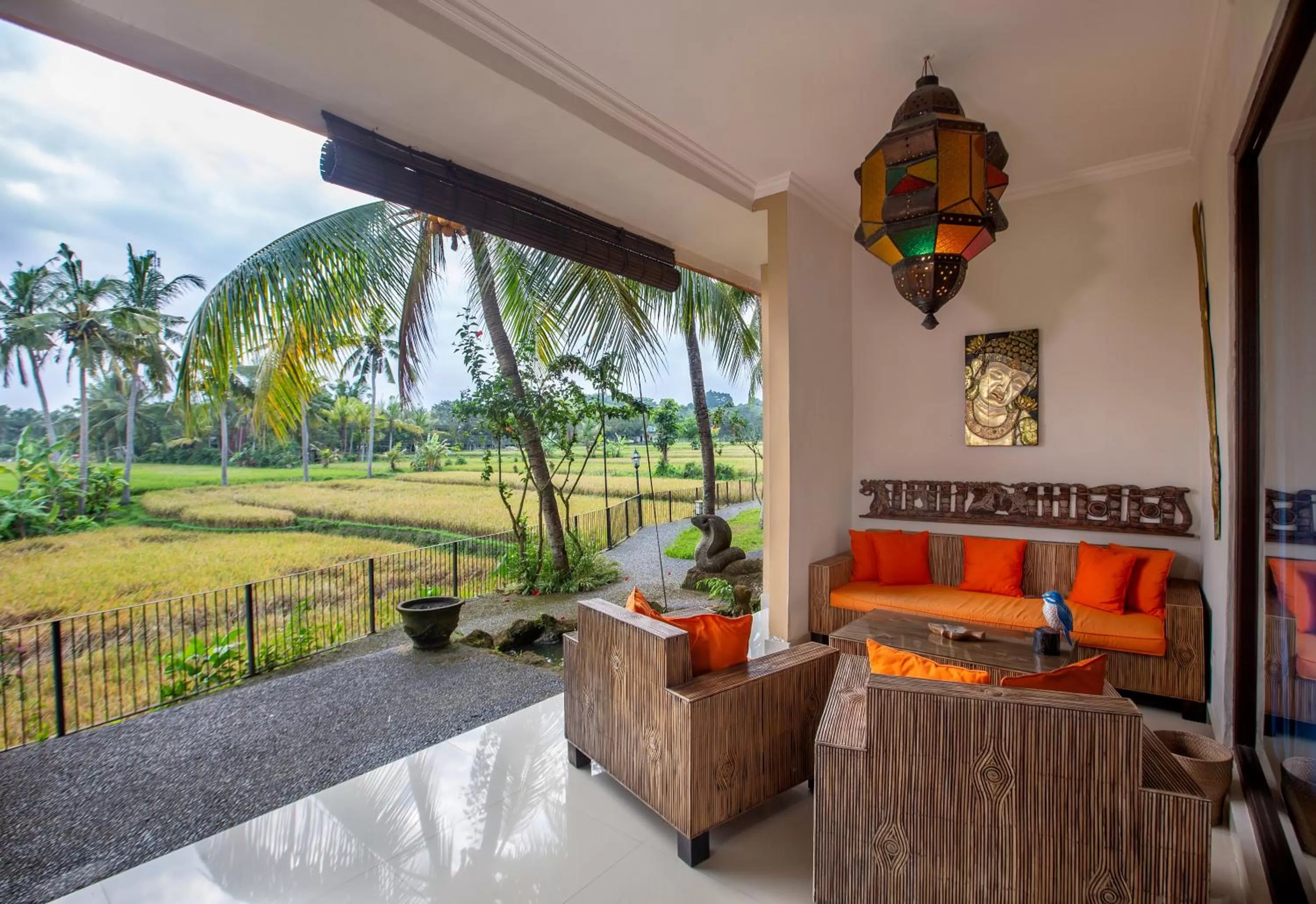 Balcony/Terrace in Green Field Hotel and Restaurant