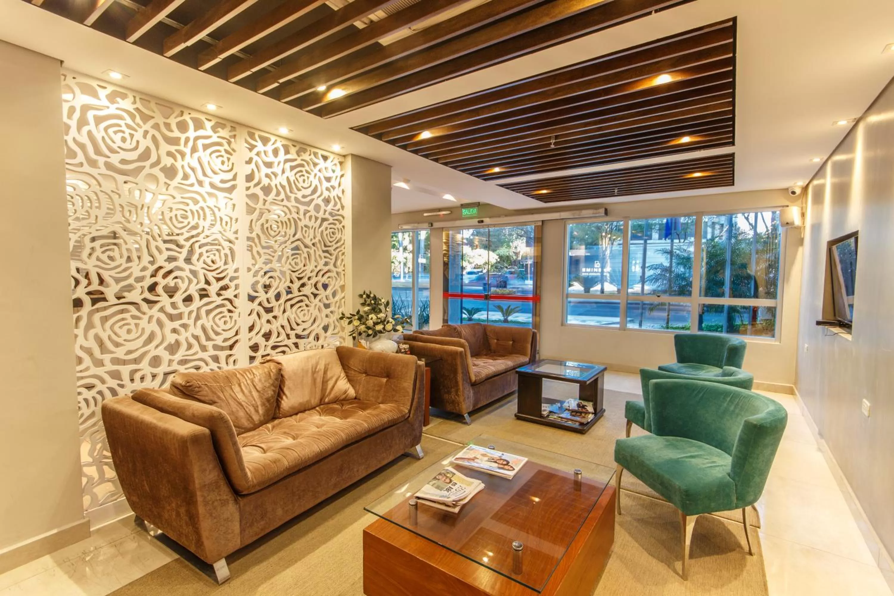 Living room in Hotel Le Pelican