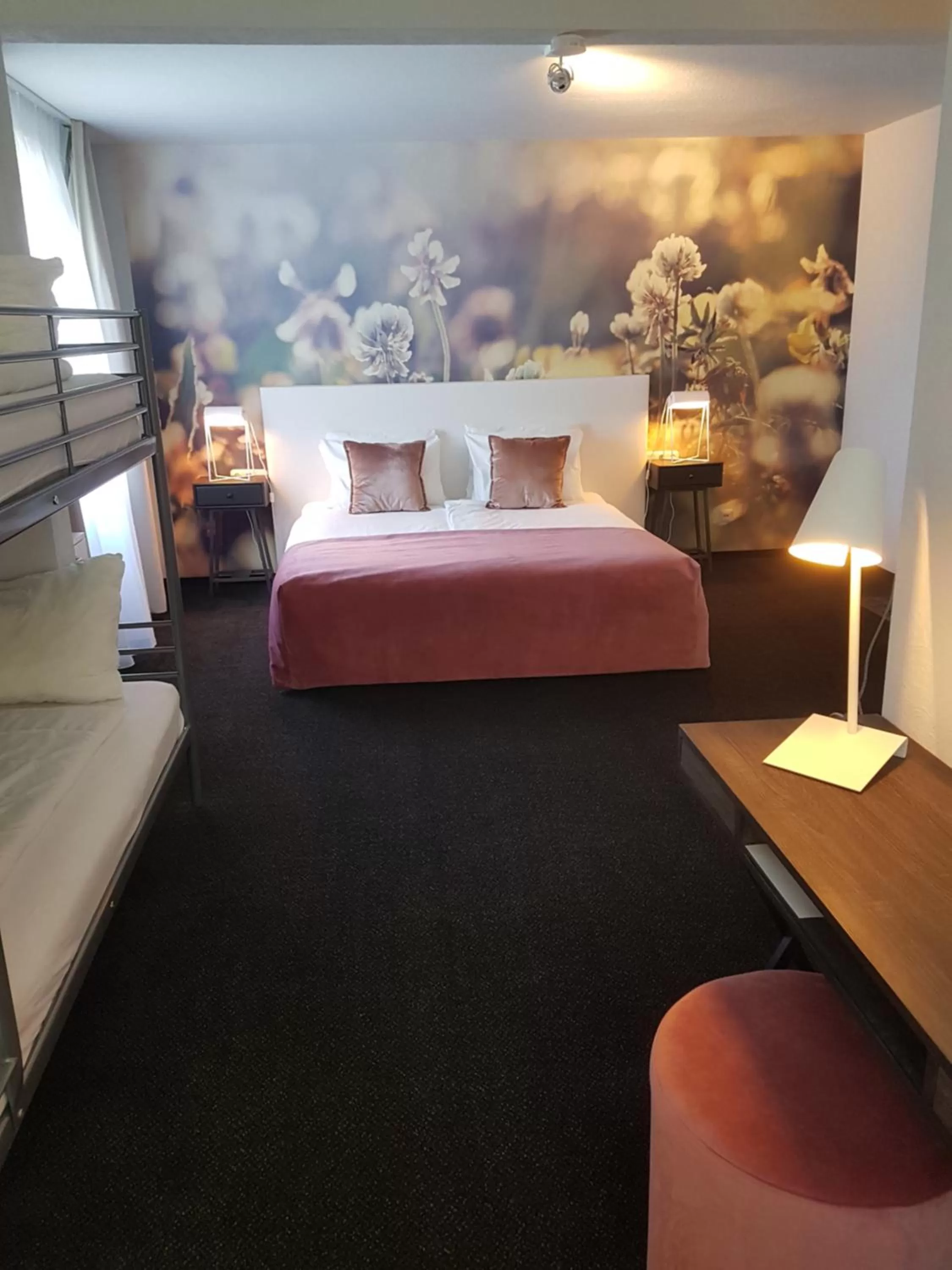 Bed in Hotel Herrloh