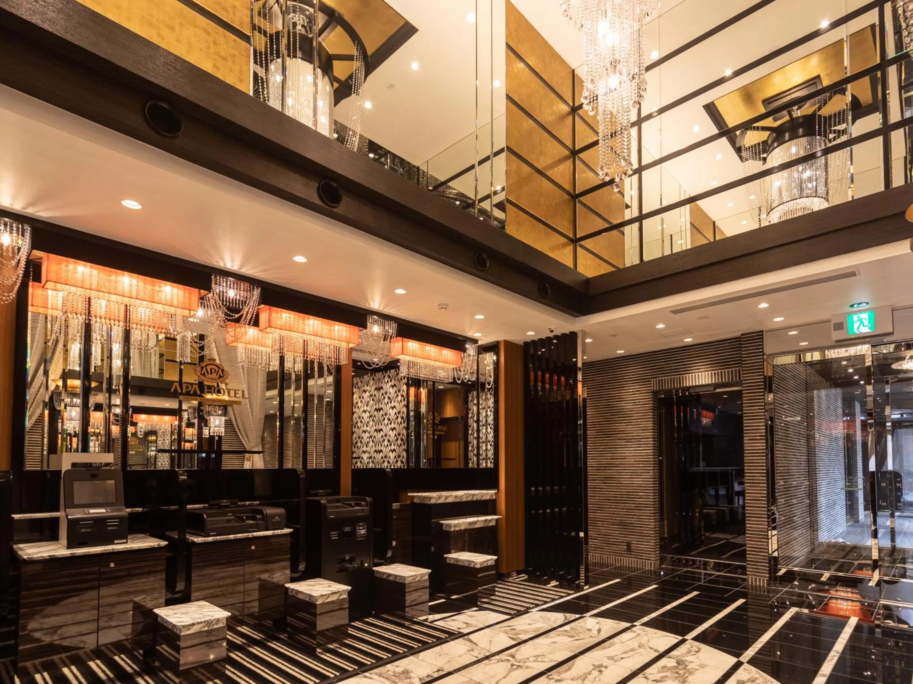Lobby or reception in APA Hotel Namba Shinsaibashi Higashi