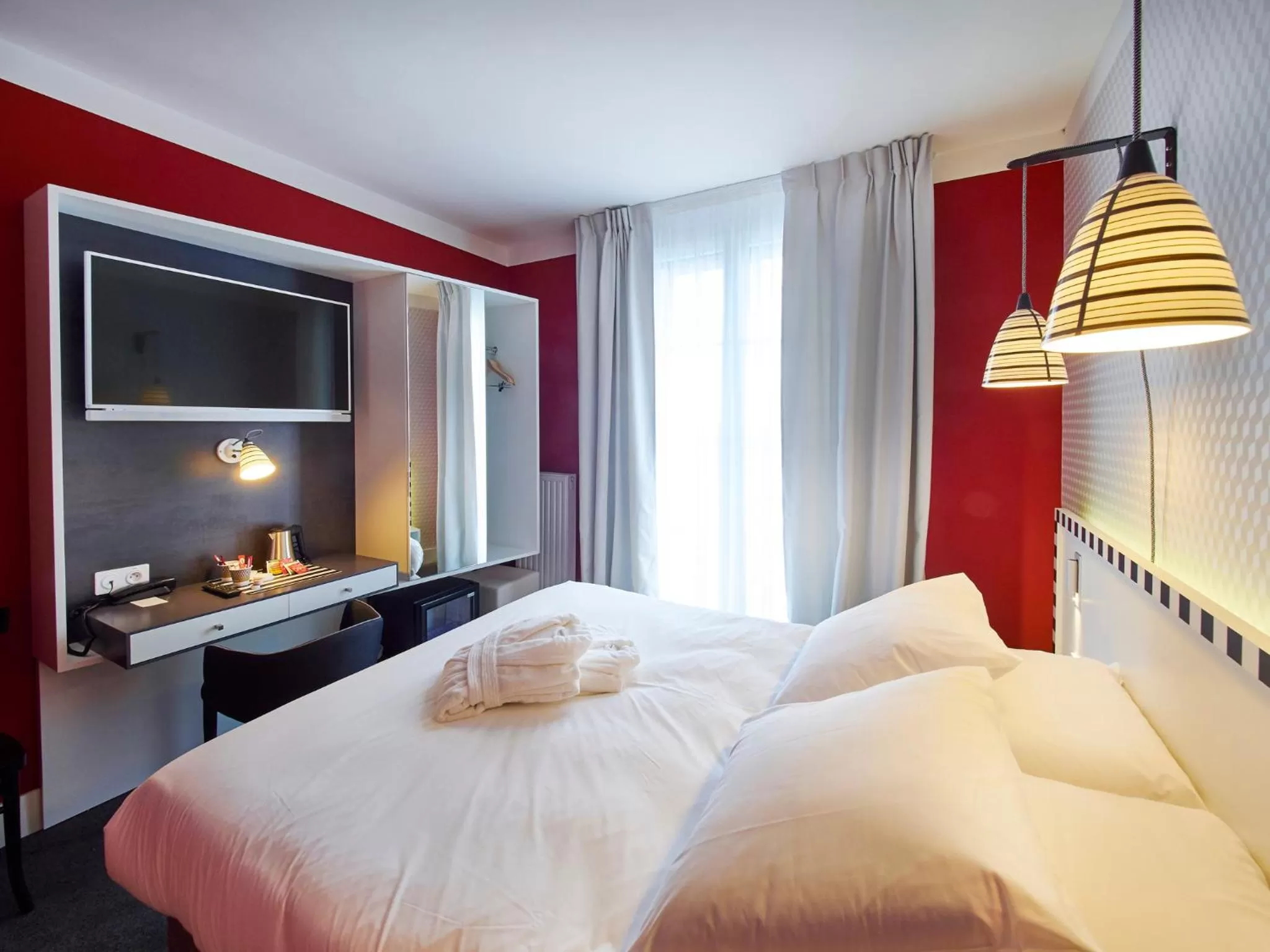 Bedroom, Bed in Hotel Mercure Brest Centre Les Voyageurs