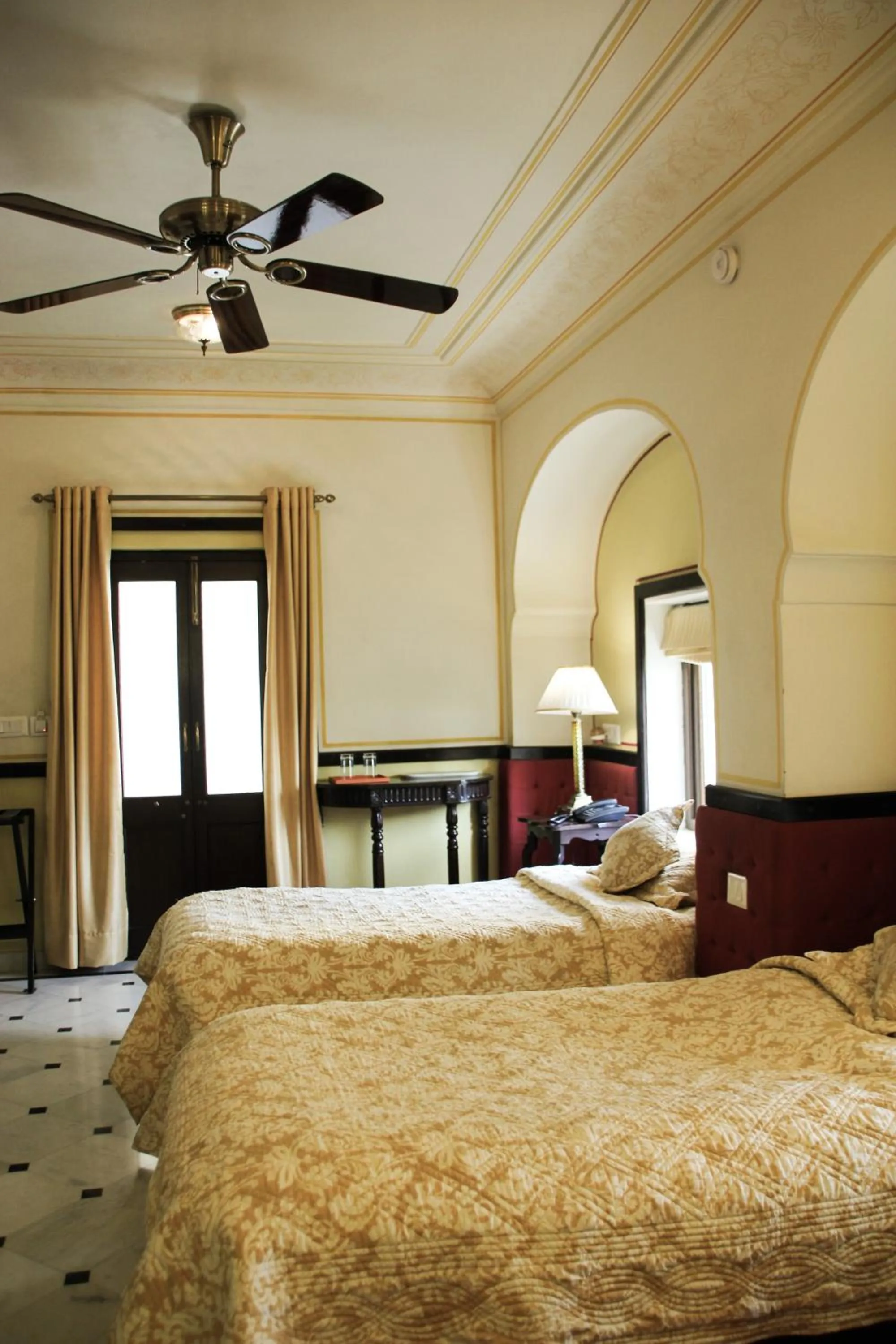 Bed in Royal Heritage Haveli - By Leisure Hotels