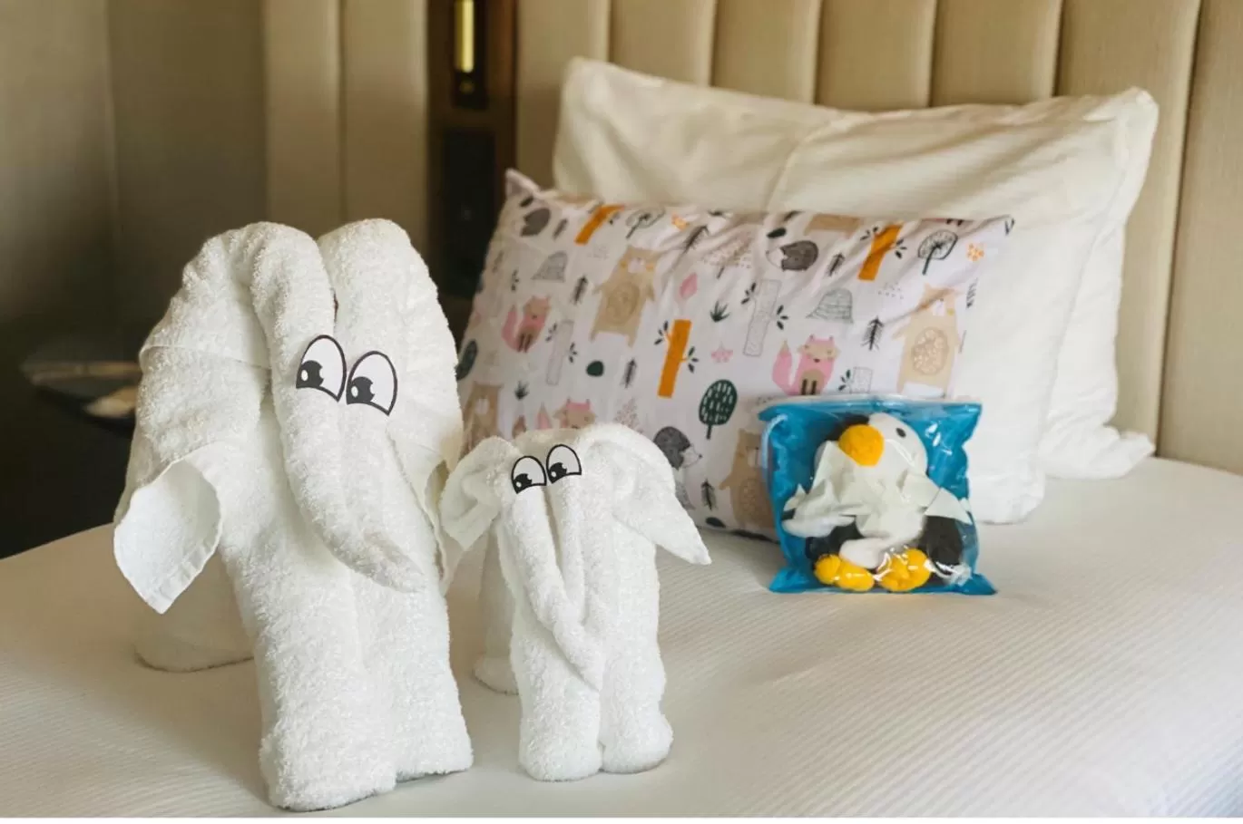 Bed in Hilton Frankfurt City Centre