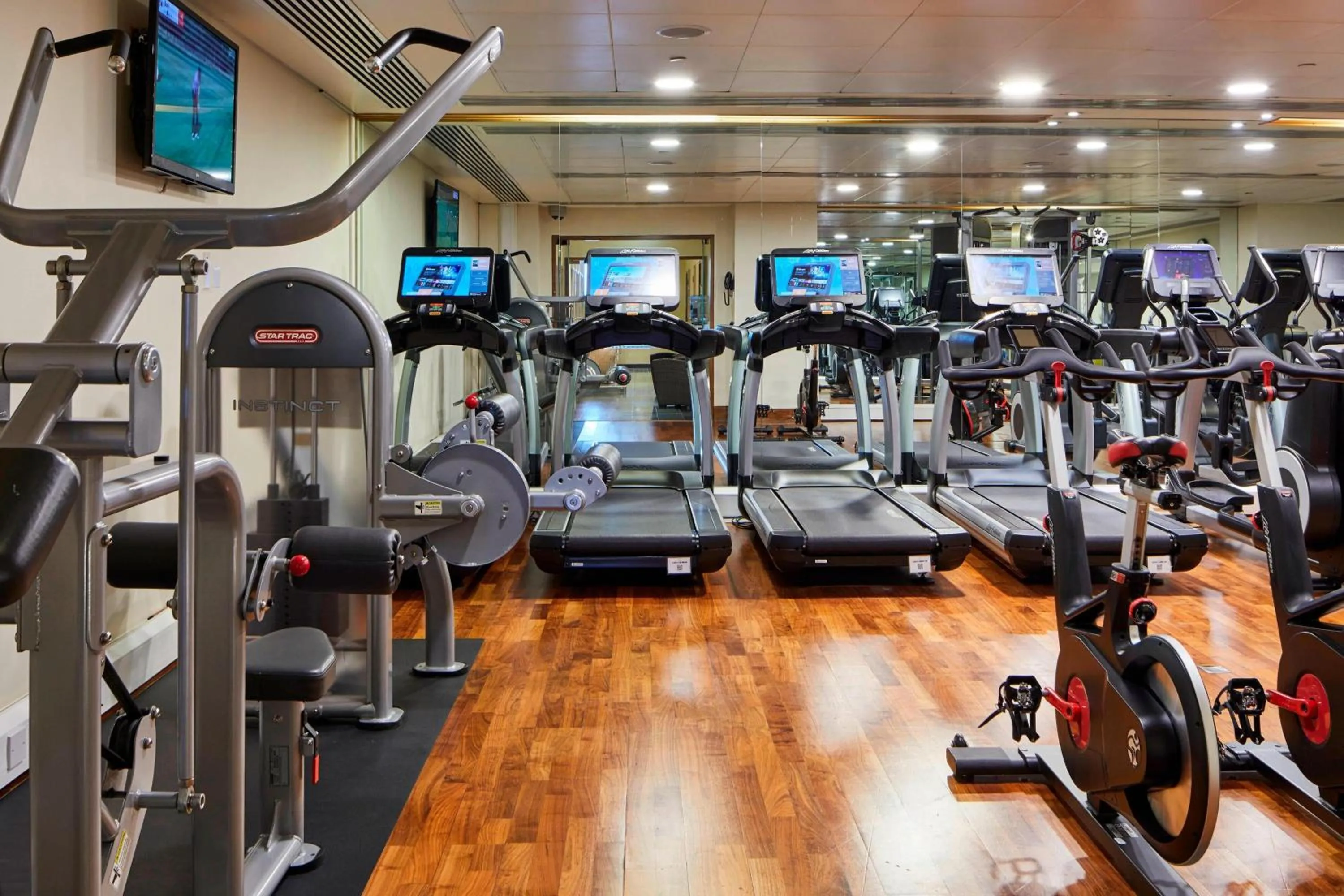 Fitness centre/facilities in Marriott Executive Apartments London, Canary Wharf