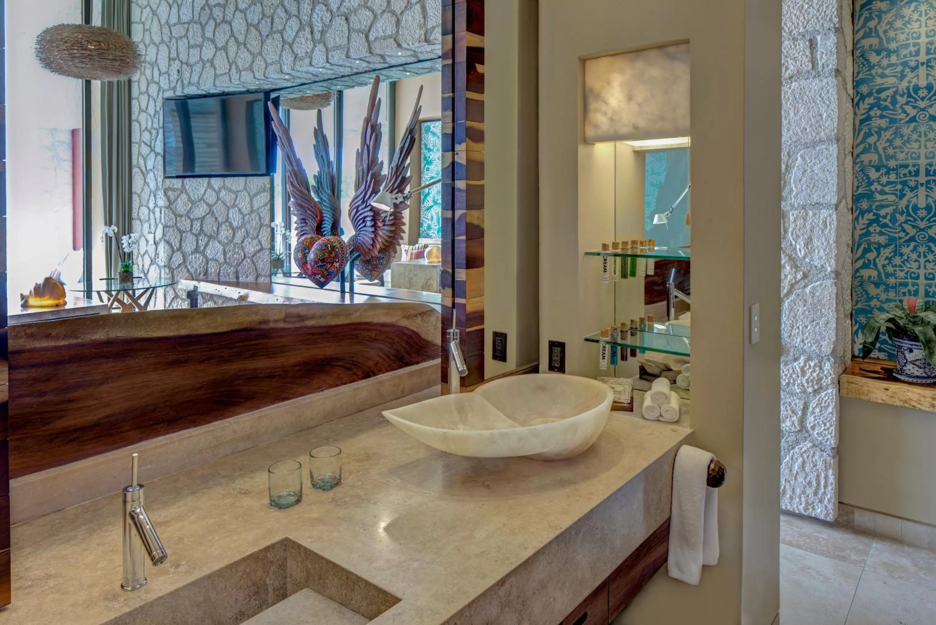 Bathroom in La Casa de la Playa by Xcaret- All Inclusive Adults Only