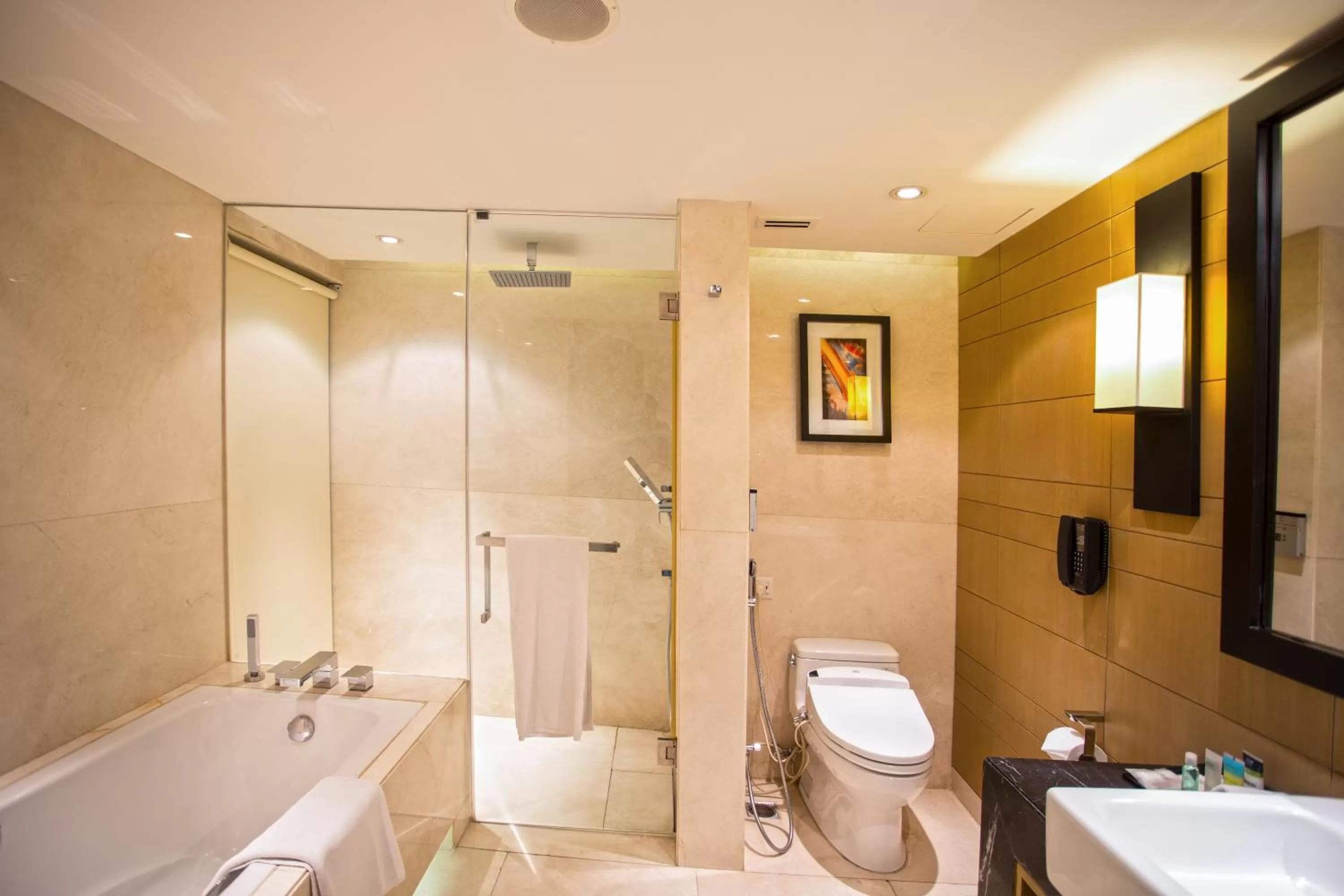 Bathroom in Crowne Plaza Dhaka Gulshan by IHG