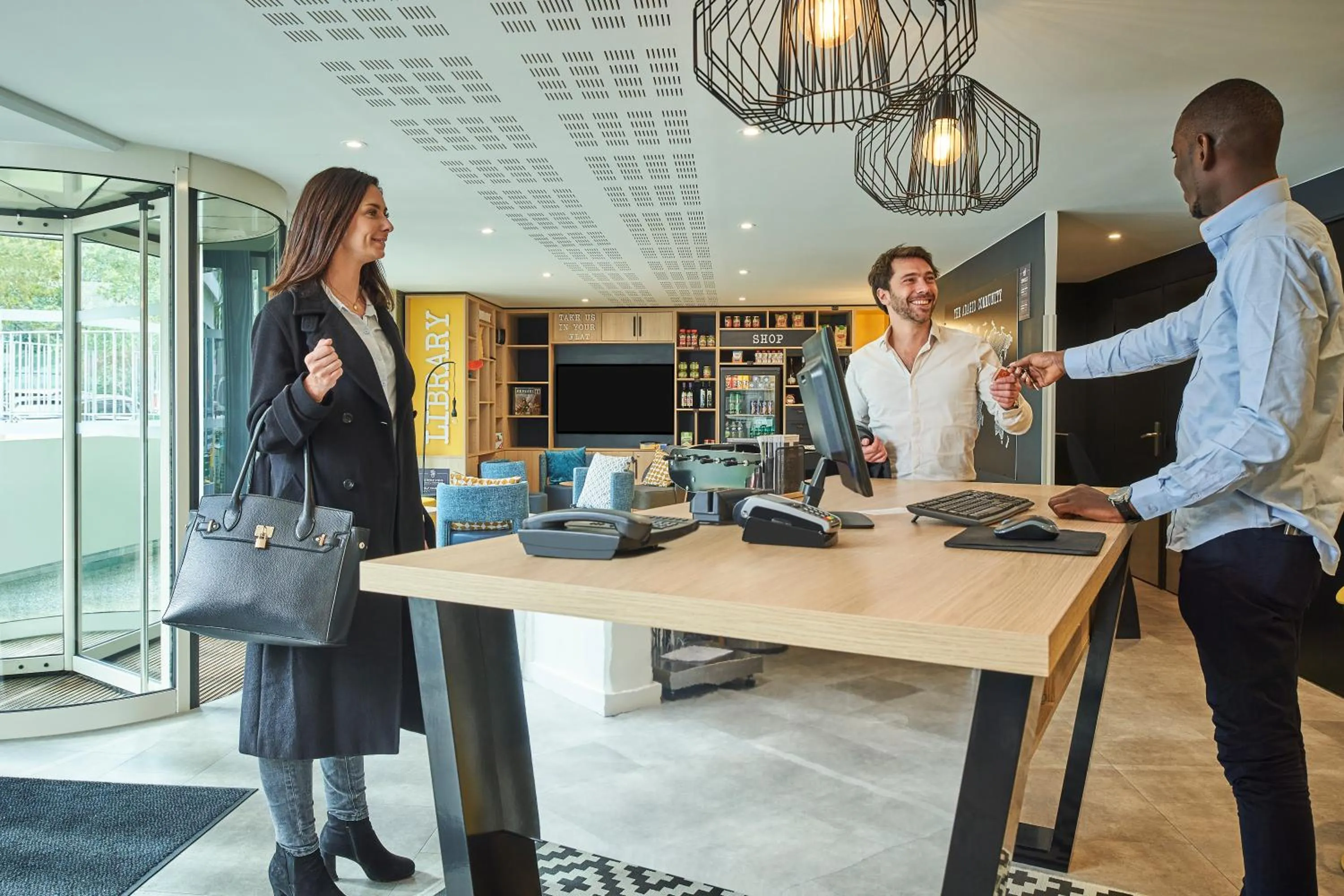 Lobby or reception in Aparthotel Adagio Access Paris Saint-Denis Pleyel