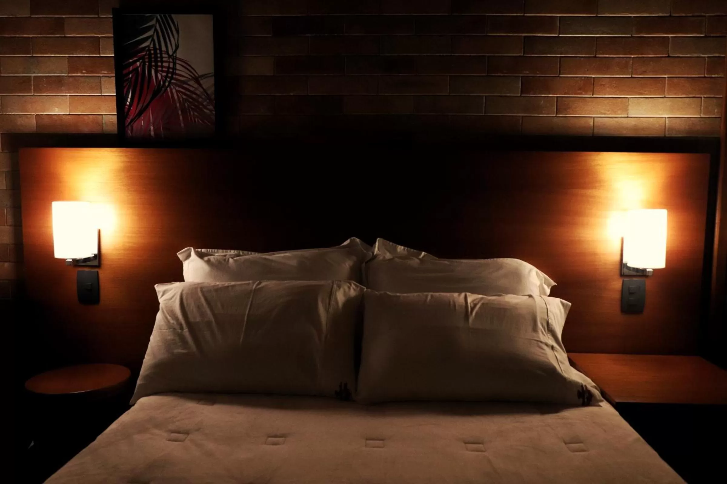 Bed in Pousada Santa Thereza