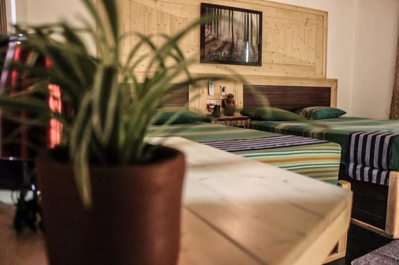 Bed in Green Cottage