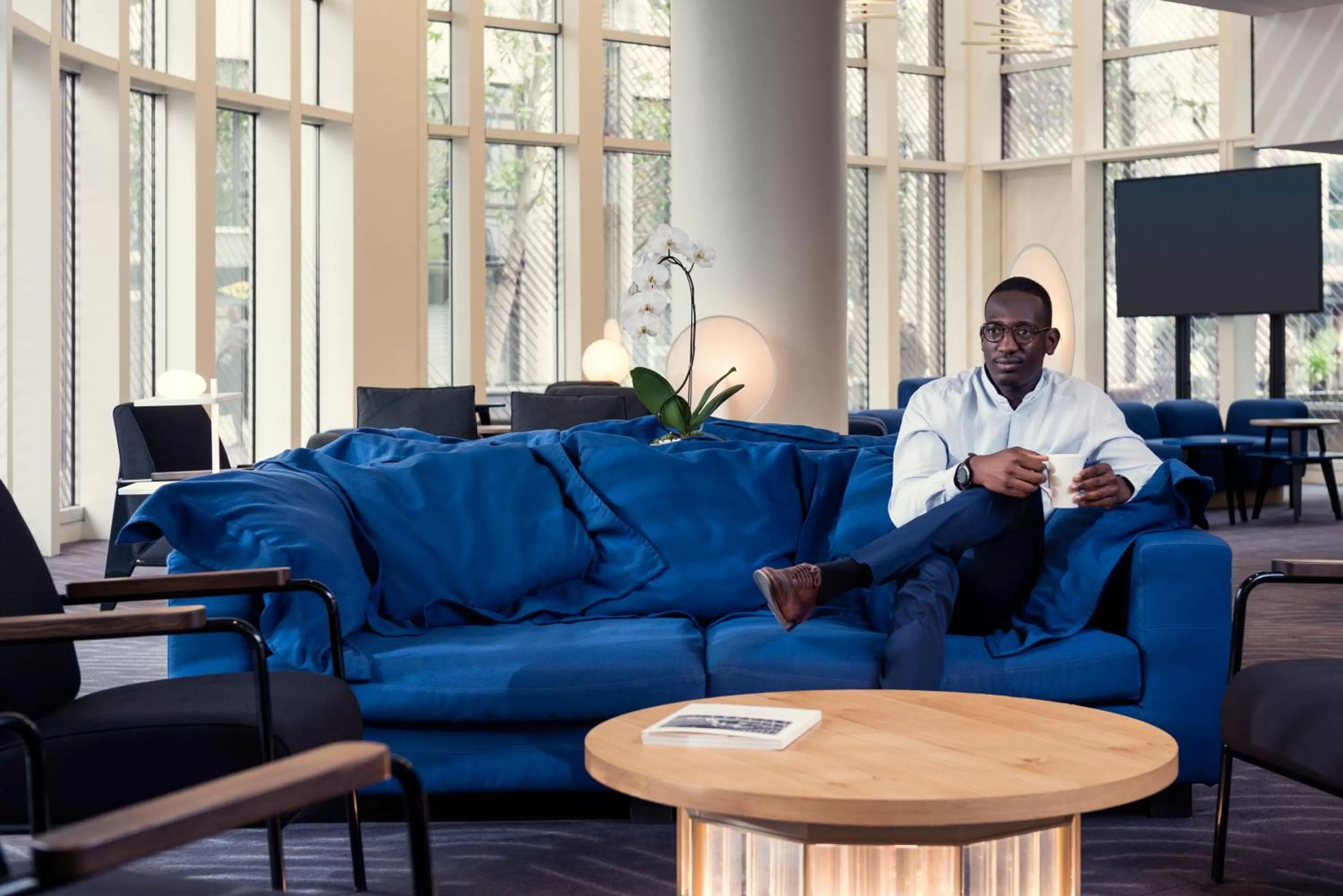 Lobby or reception in Mercure Paris Boulogne